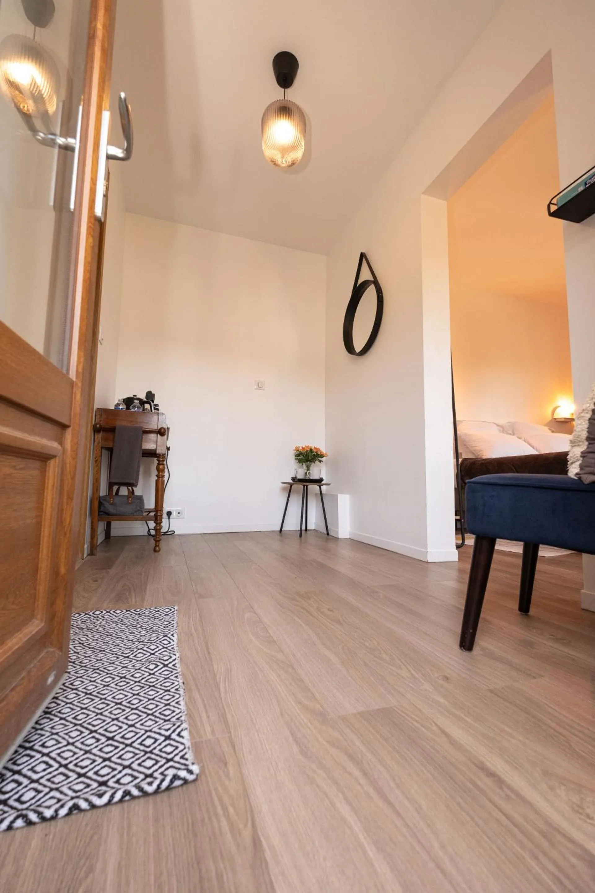 Lobby or reception in Chalet les Myrtilles