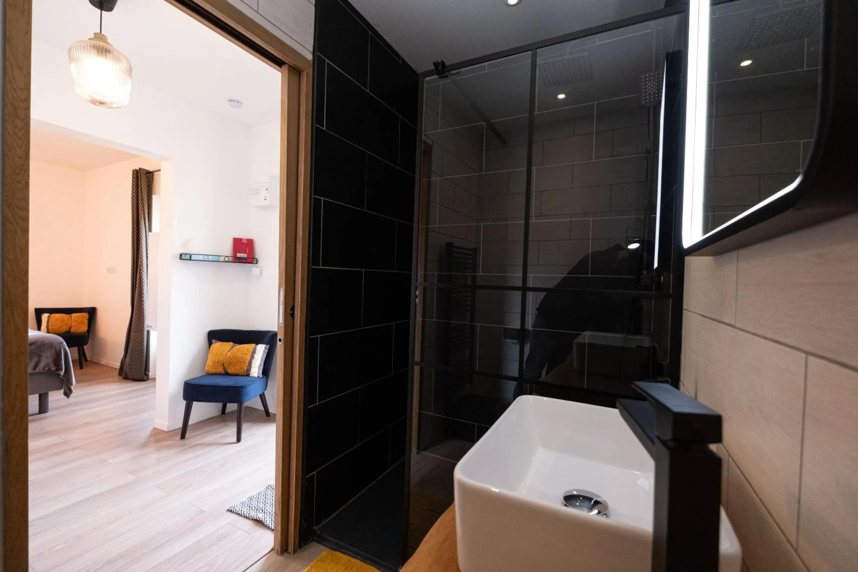 Bathroom in Chalet les Myrtilles