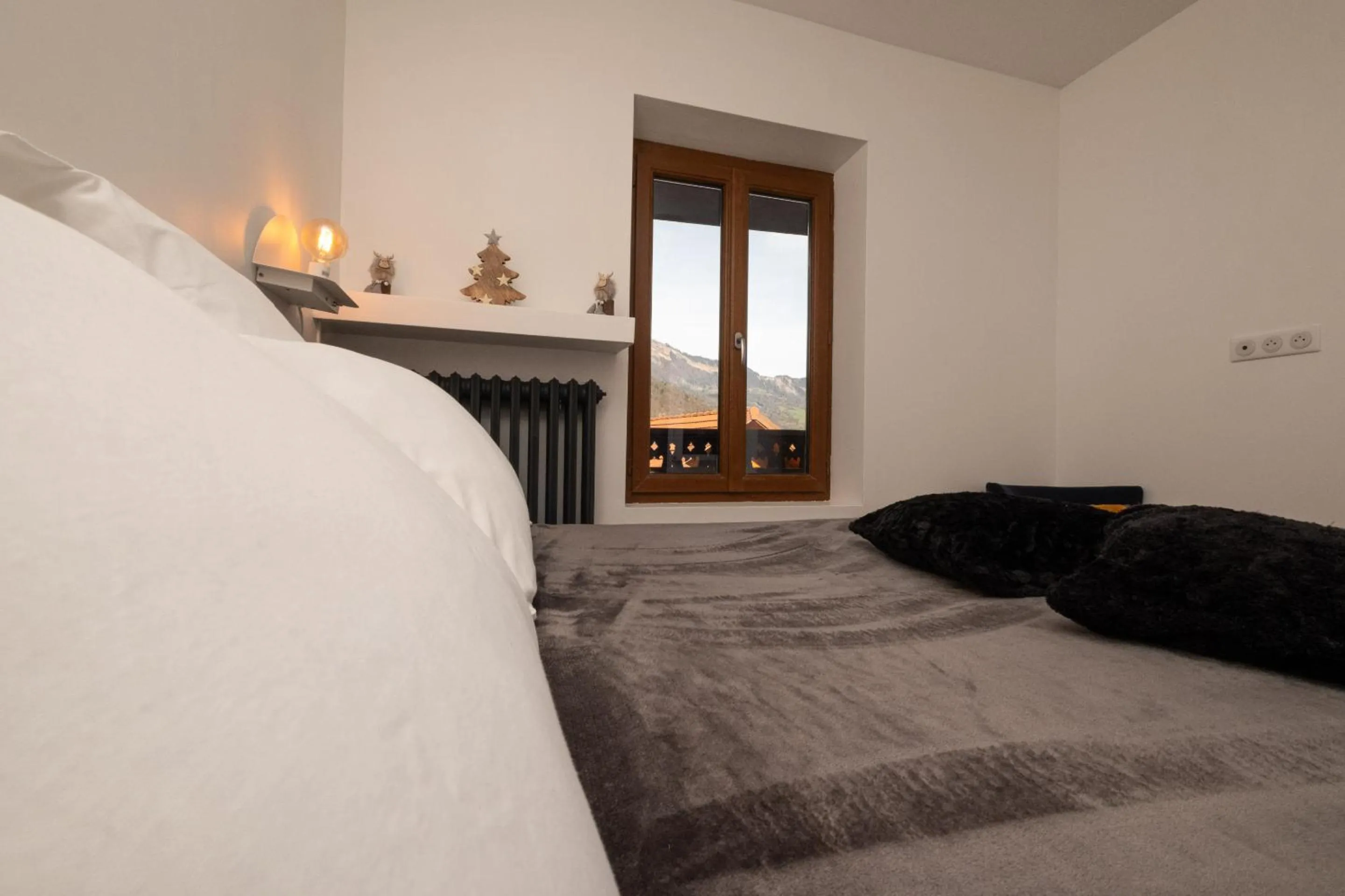 Bedroom, Bed in Chalet les Myrtilles