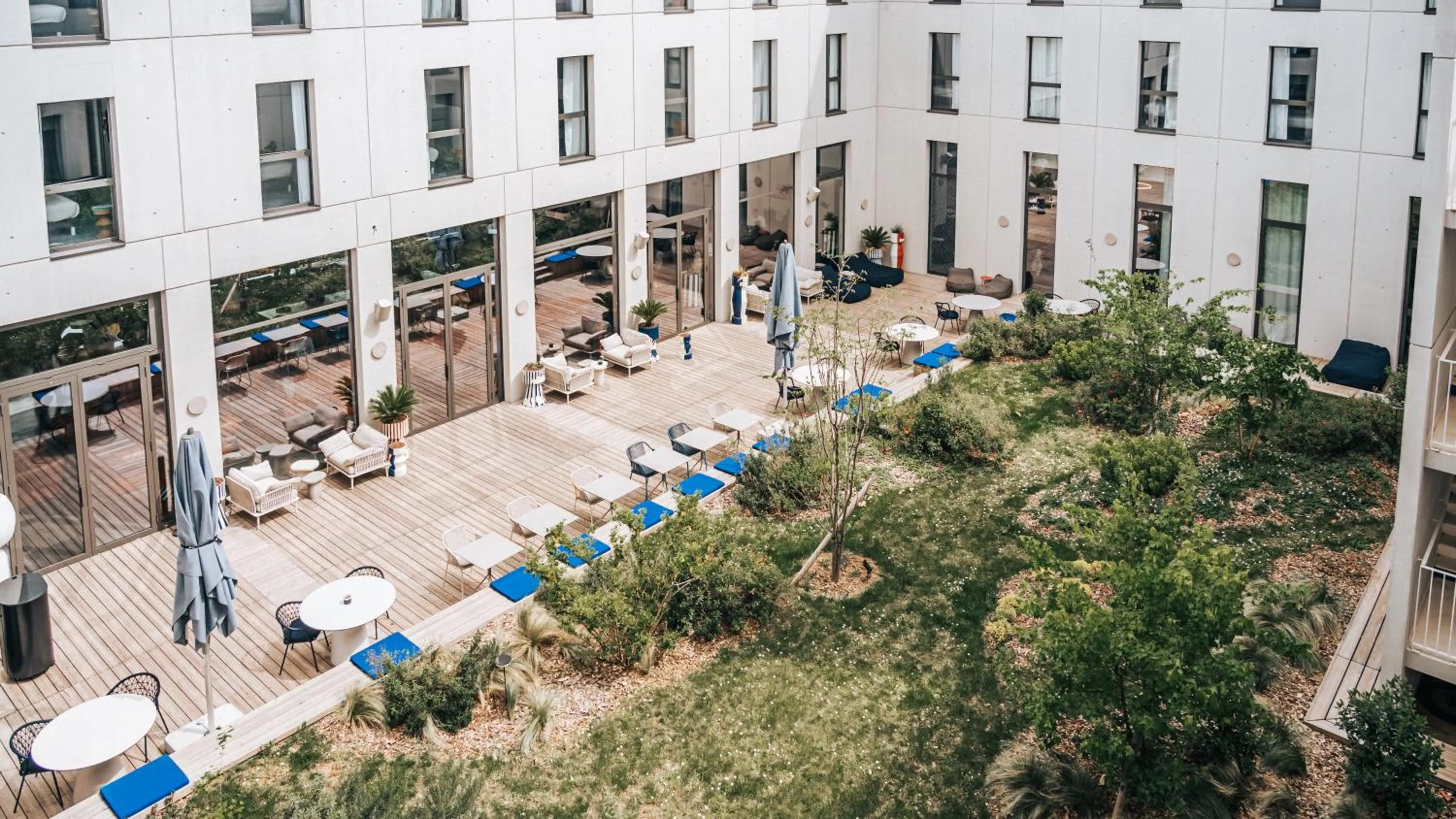 Patio in The Ruck Hotel