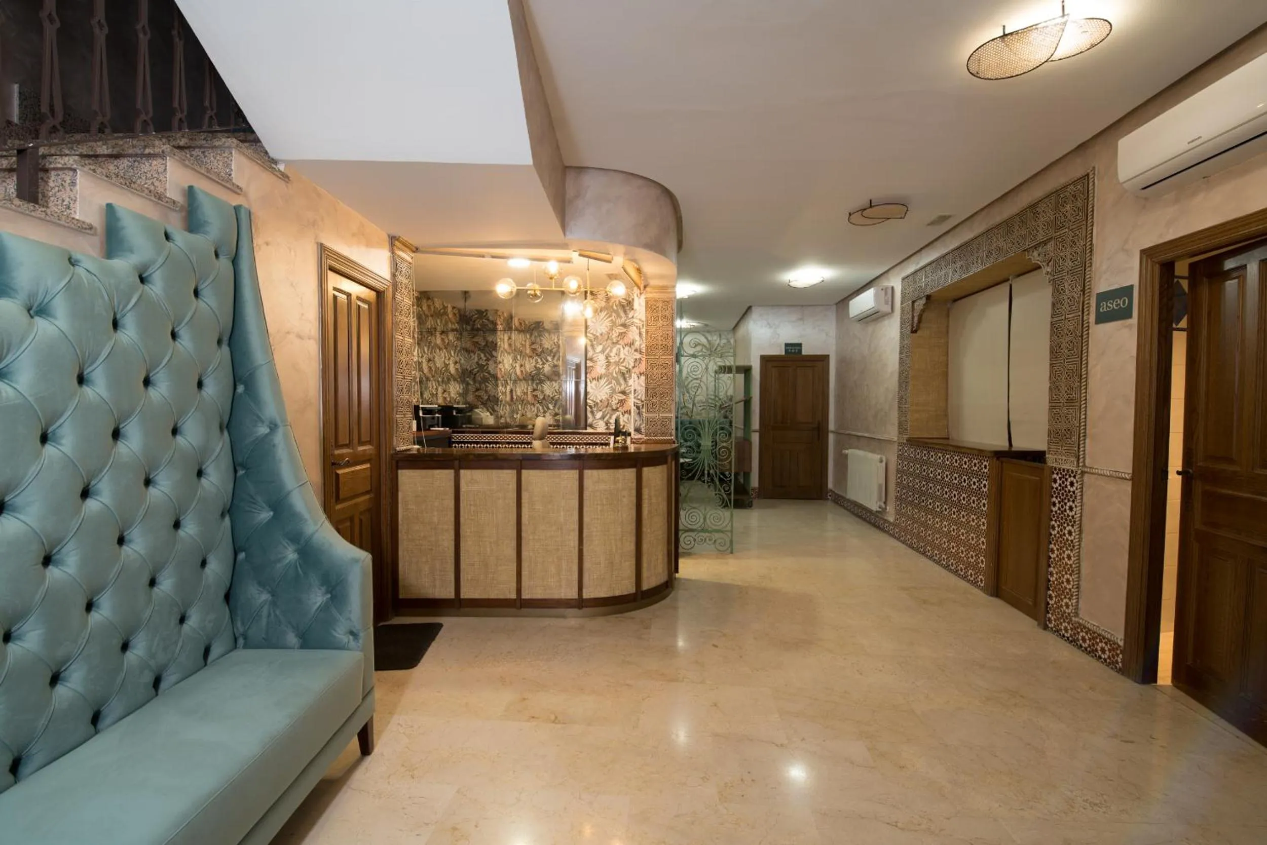 Lobby or reception in Hotel Sol