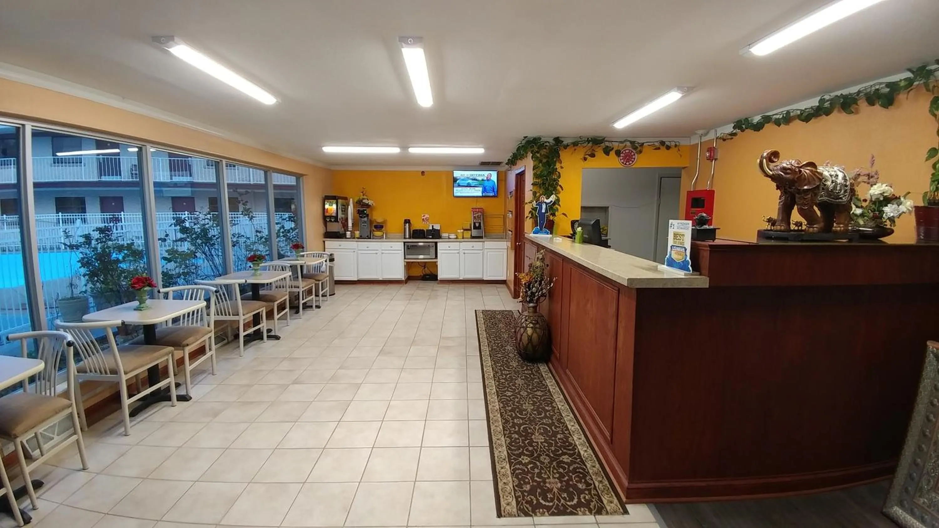 Lobby or reception in Best Budget Inn Tell City