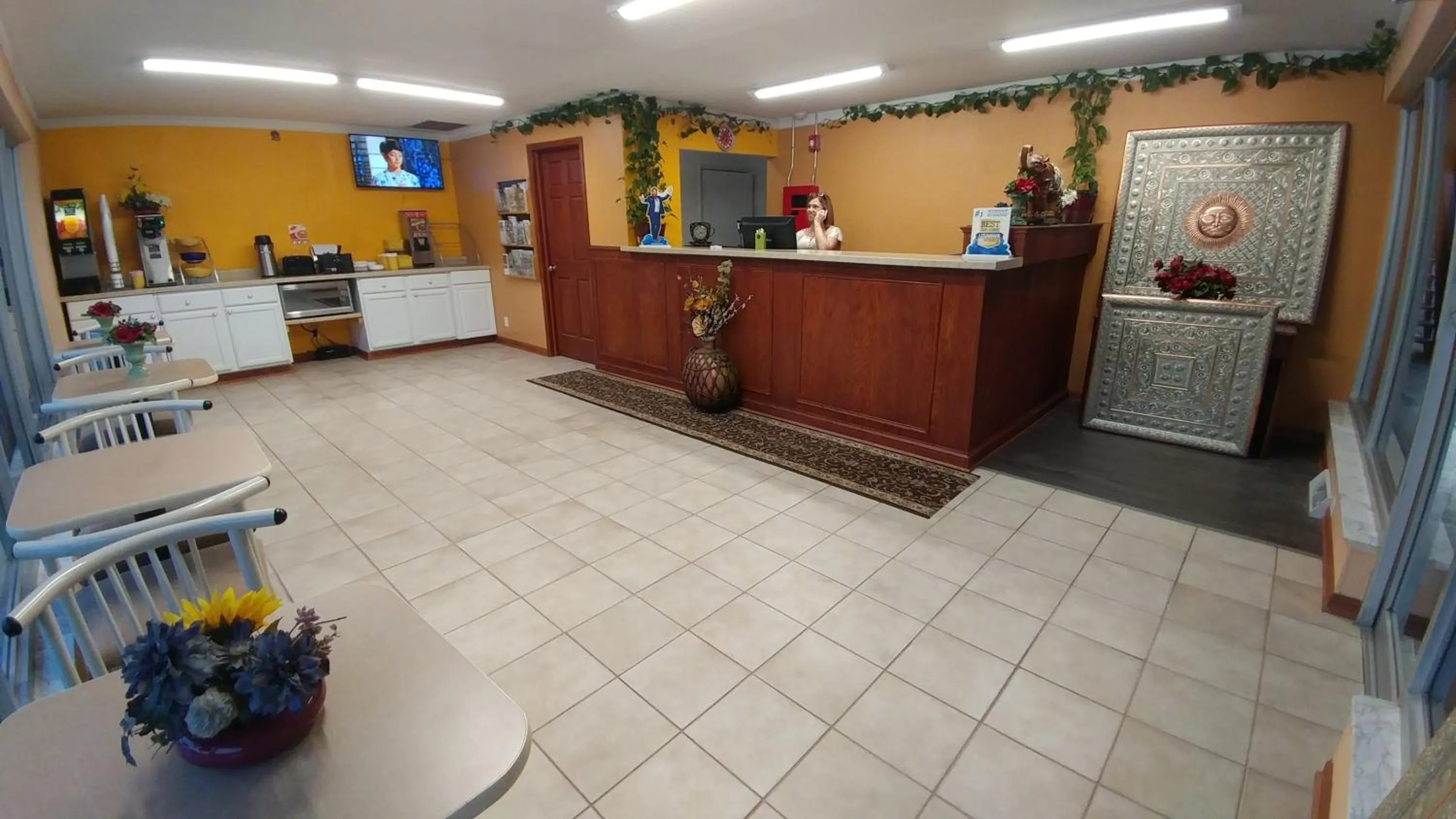 Lobby or reception in Best Budget Inn Tell City