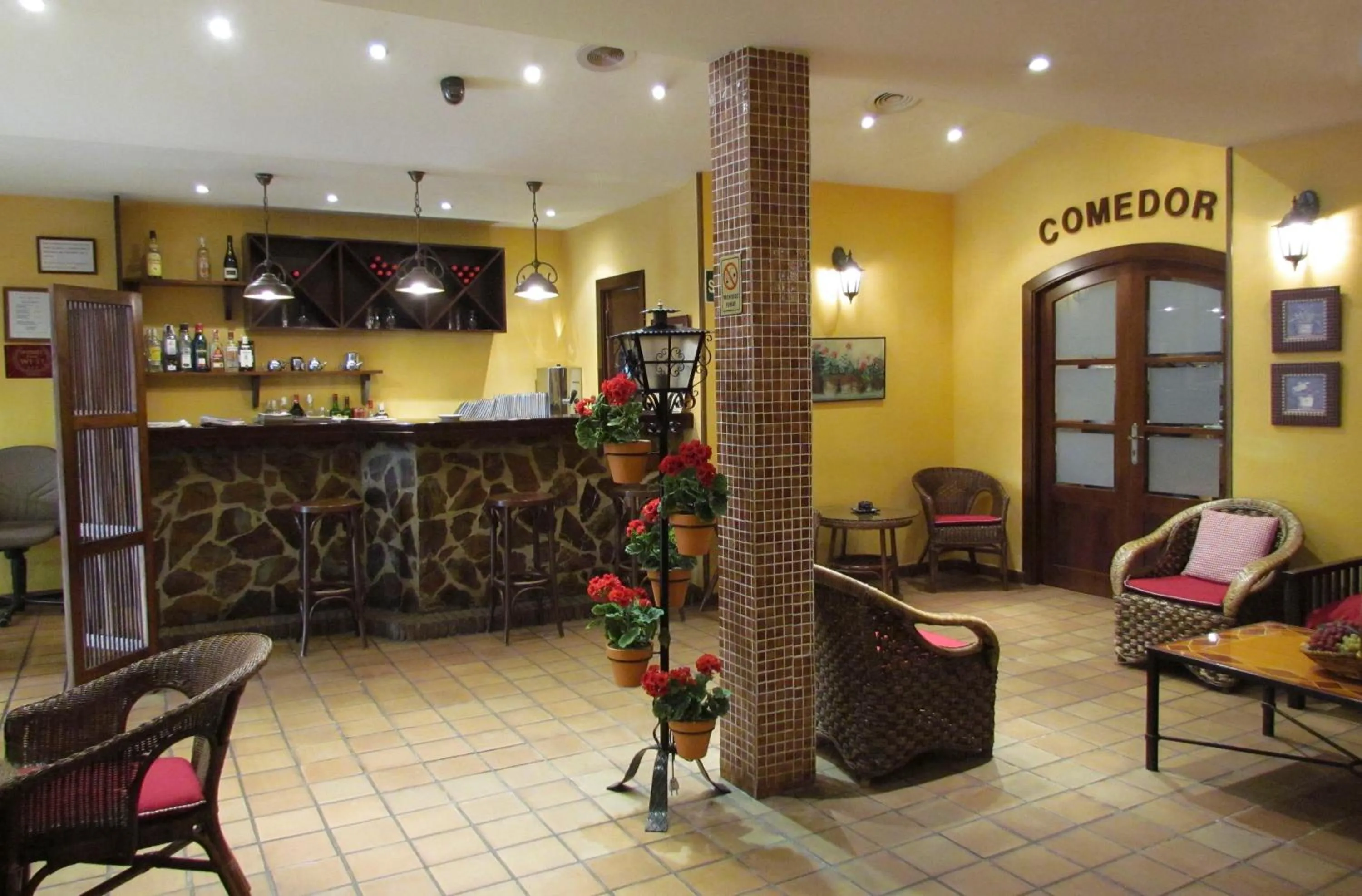 Lobby or reception in Hotel Don Paco