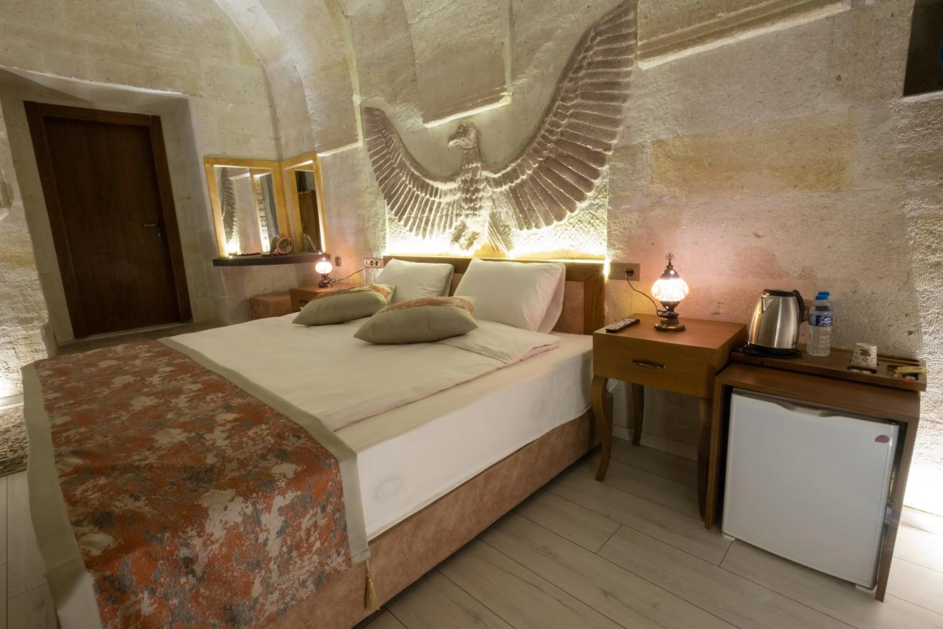 Bedroom, Bed in Mesken Cave Suites