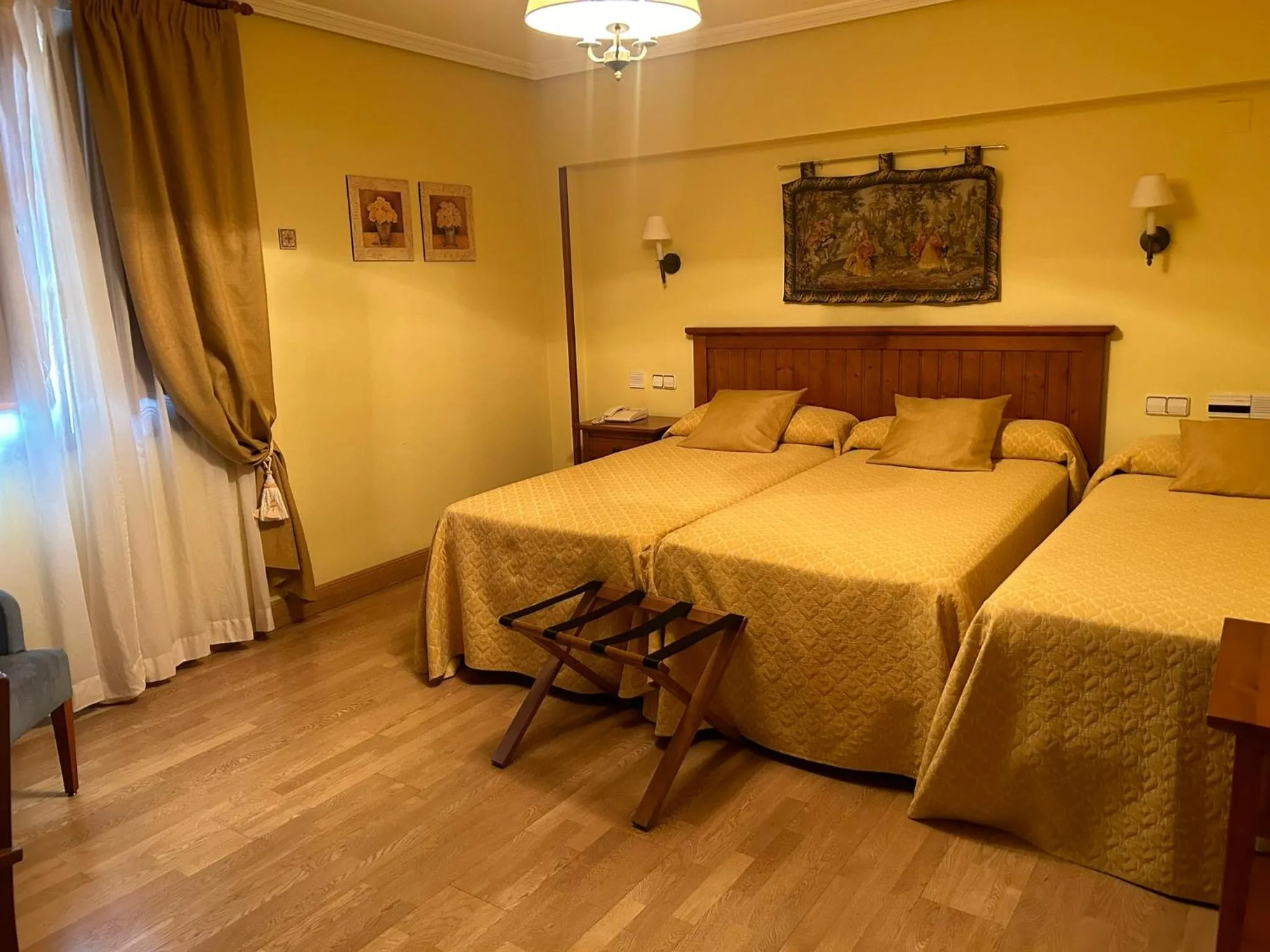 Bed in Hotel Casona de la Reyna