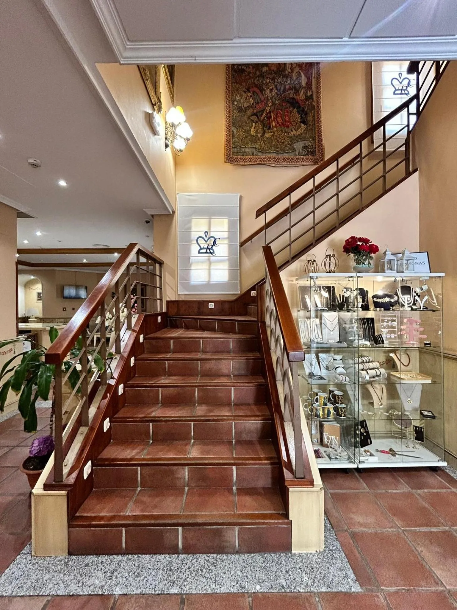 Lobby or reception in Hotel Casona de la Reyna
