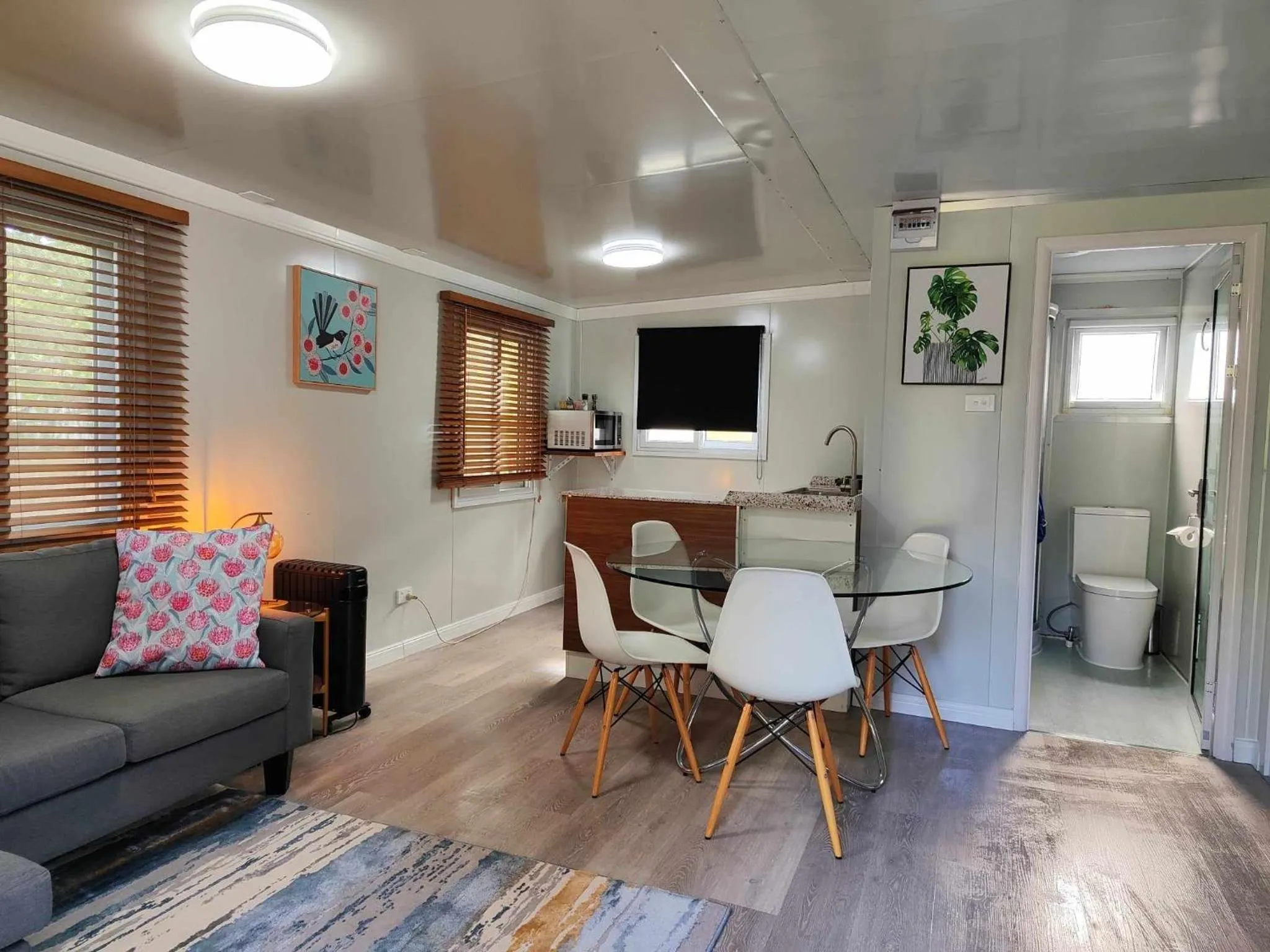 Kitchen or kitchenette in Zeehan Bush Camp