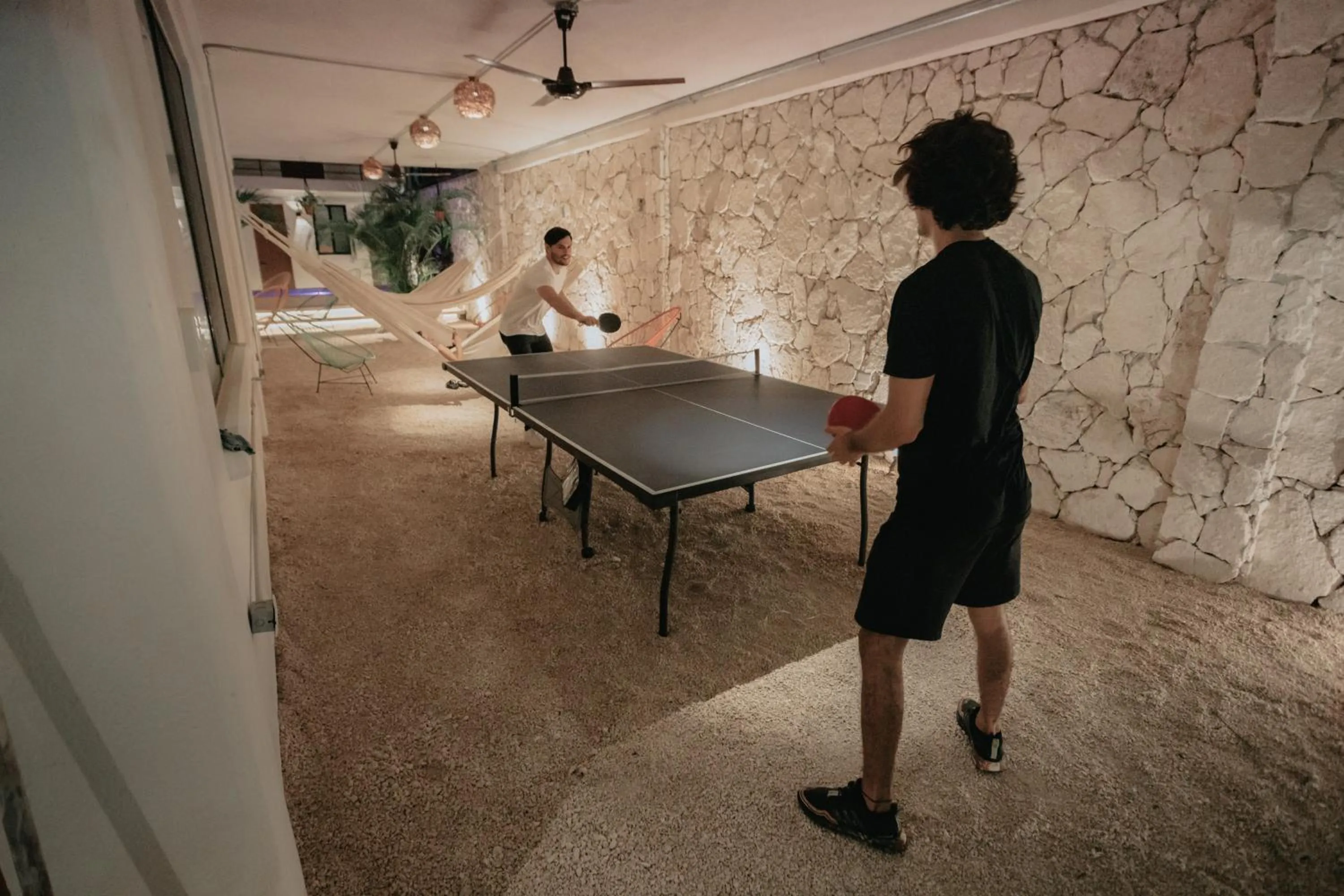 Table tennis in Khali Cancún