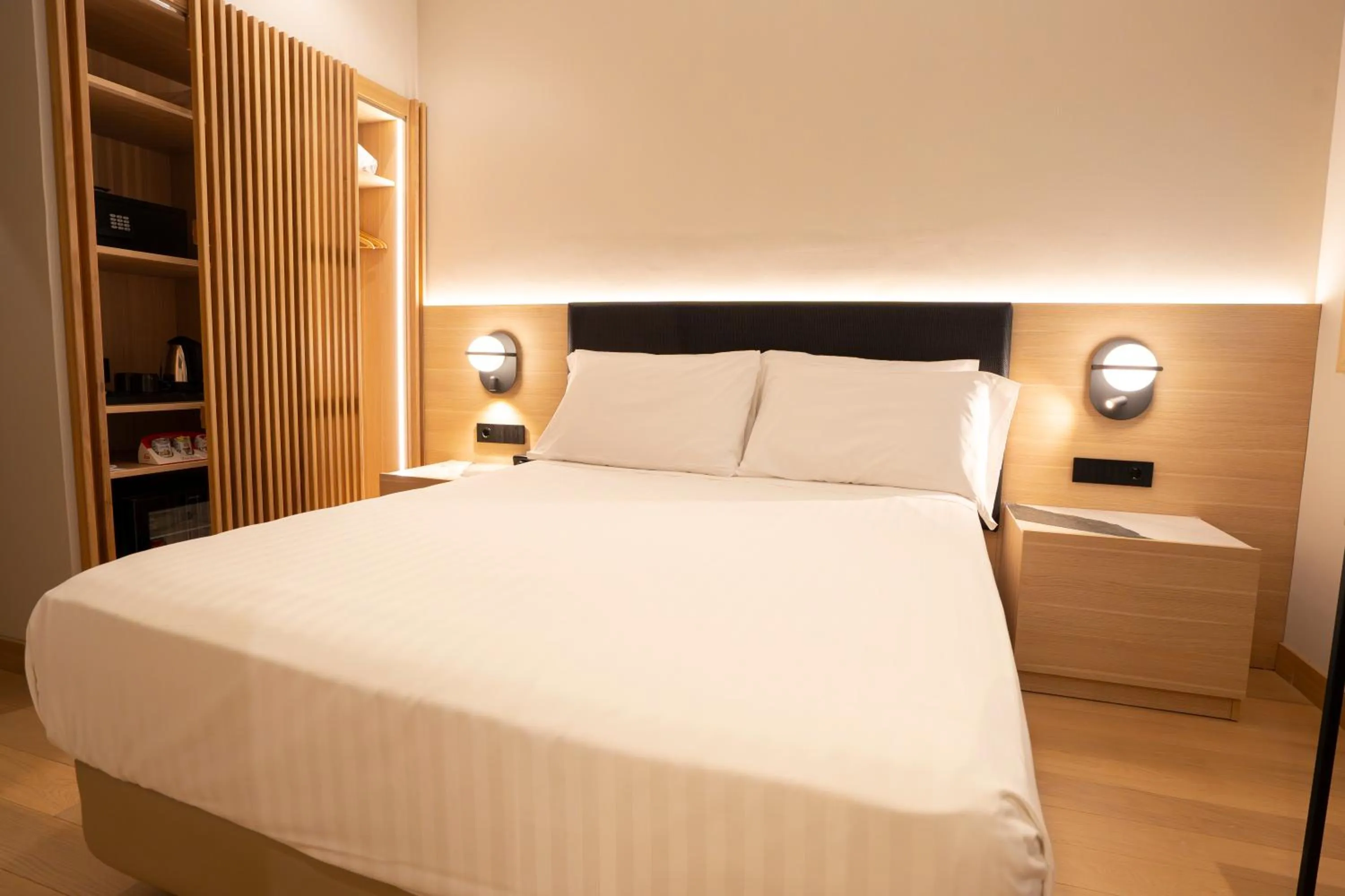 Bed in Hotel Zenit Bilbao