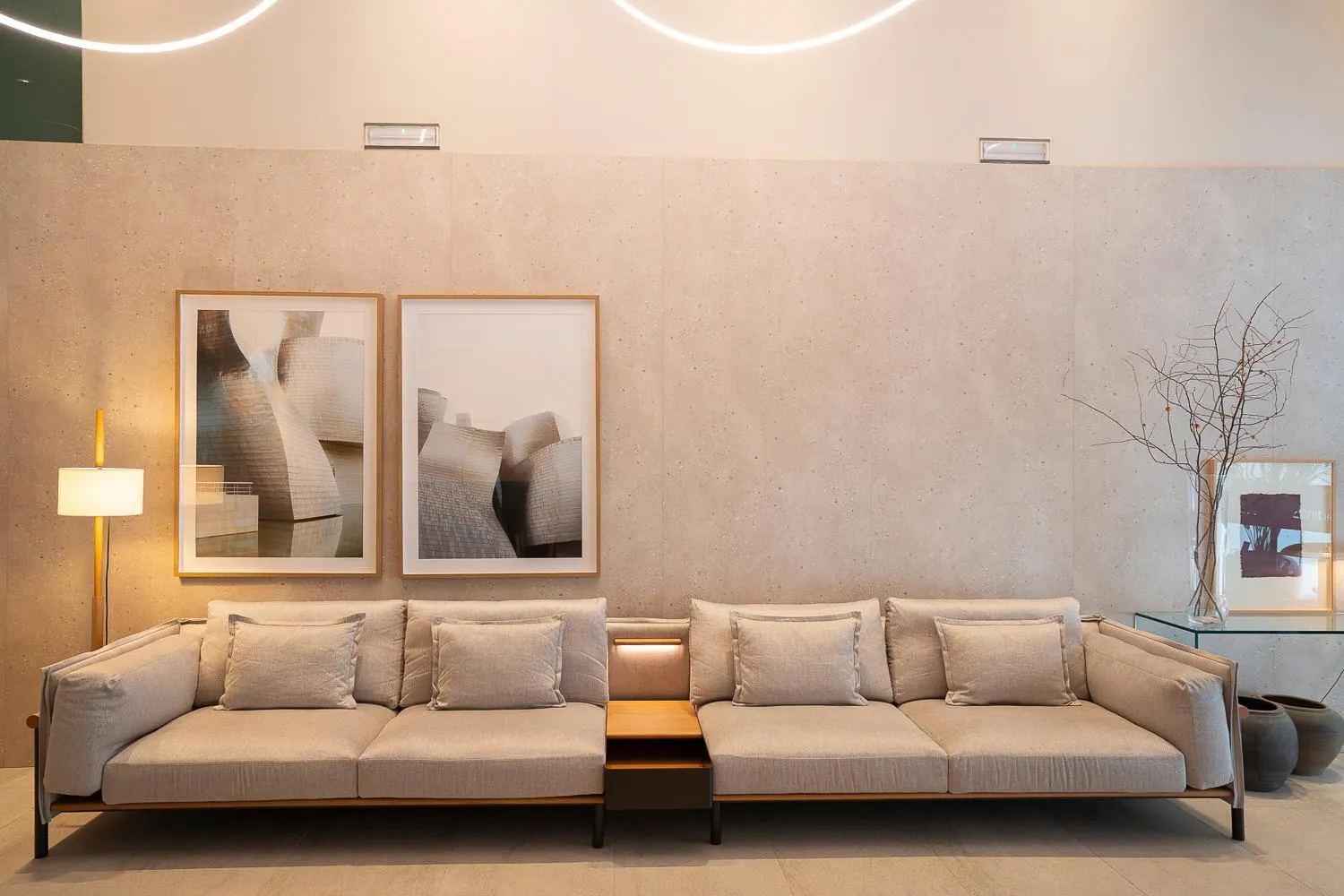 Living room in Hotel Zenit Bilbao