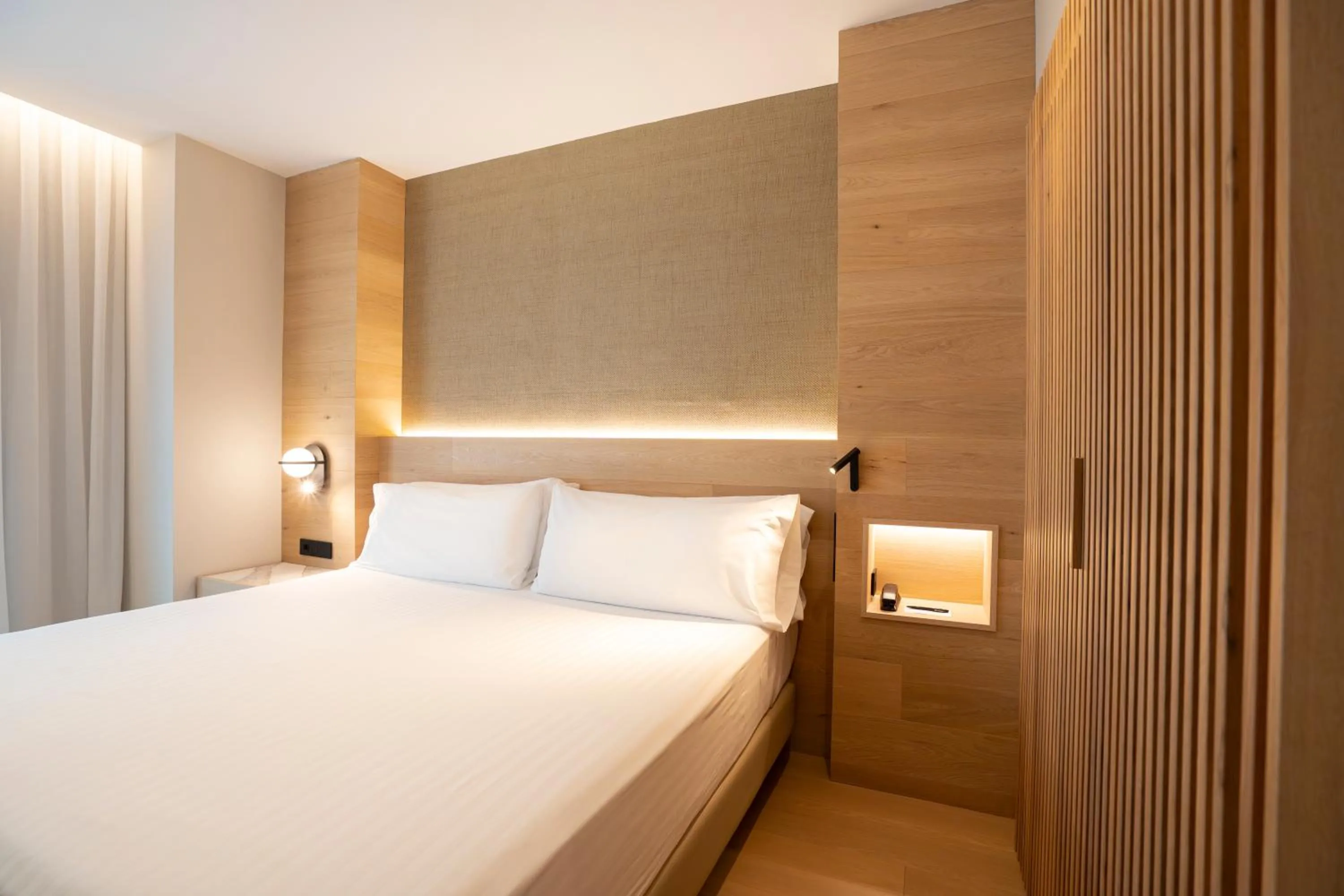 Bed in Hotel Zenit Bilbao