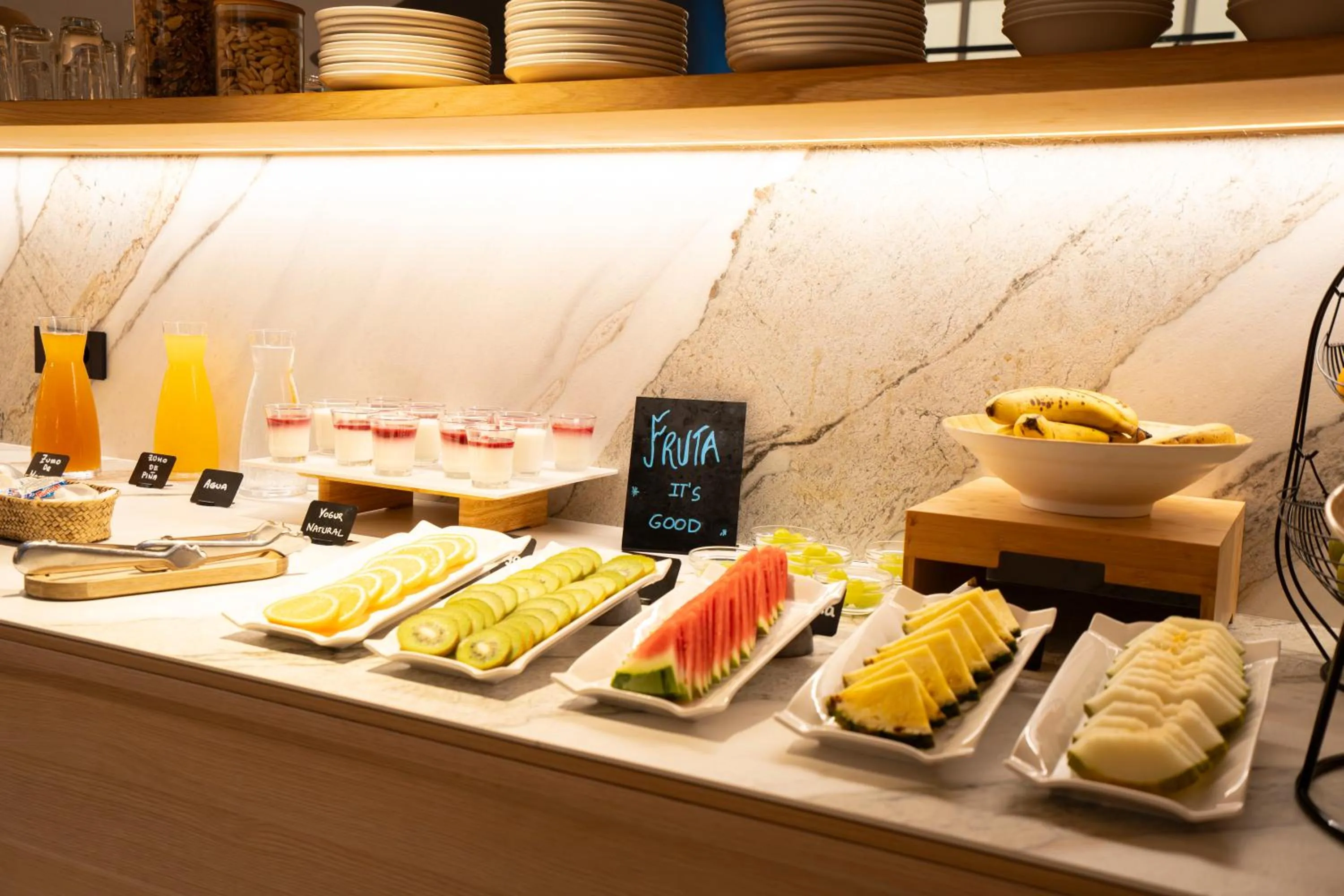 Buffet breakfast in Hotel Zenit Bilbao
