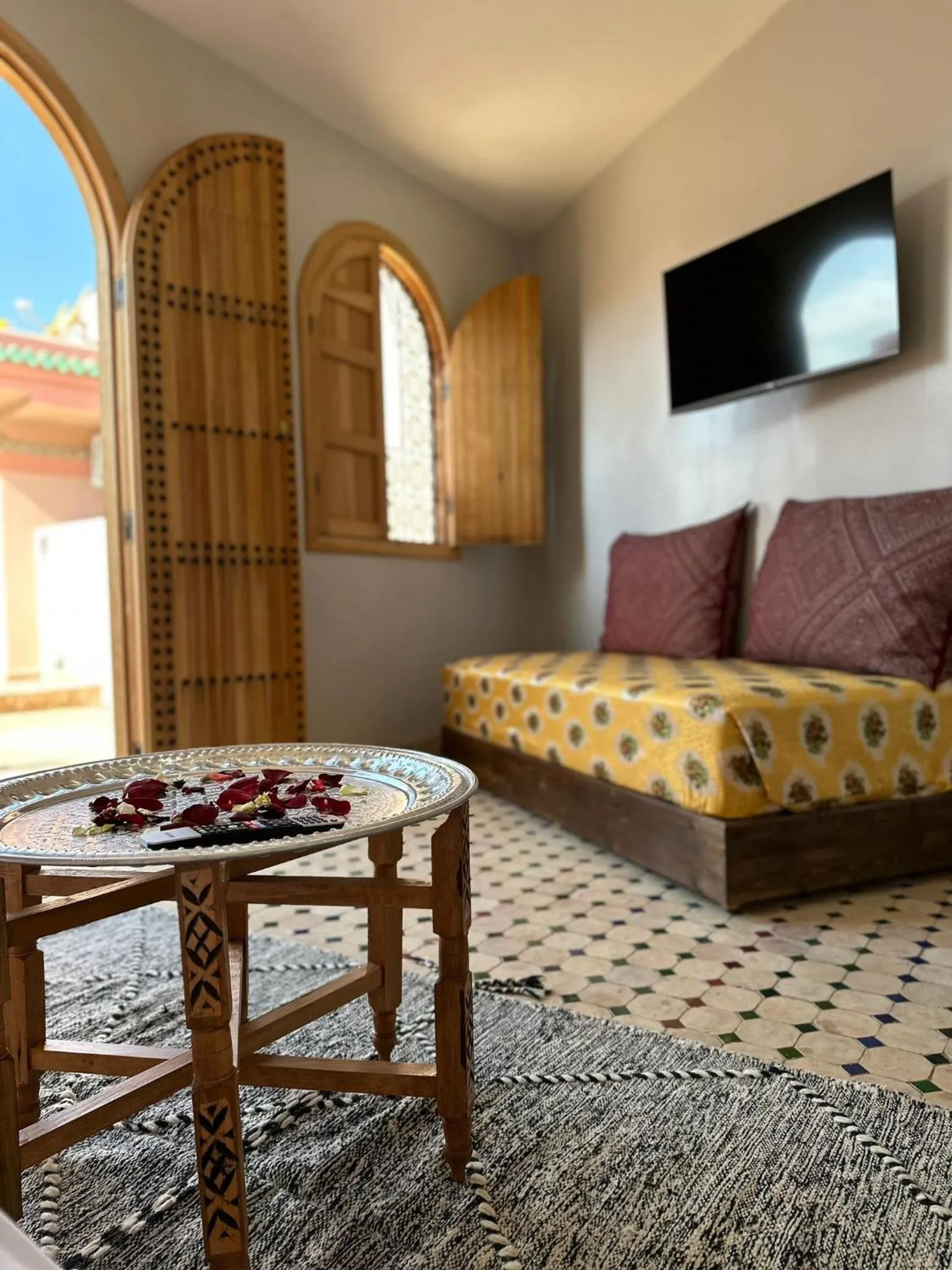 Bedroom in Riad Fes Colors & SPA - Family Lodging