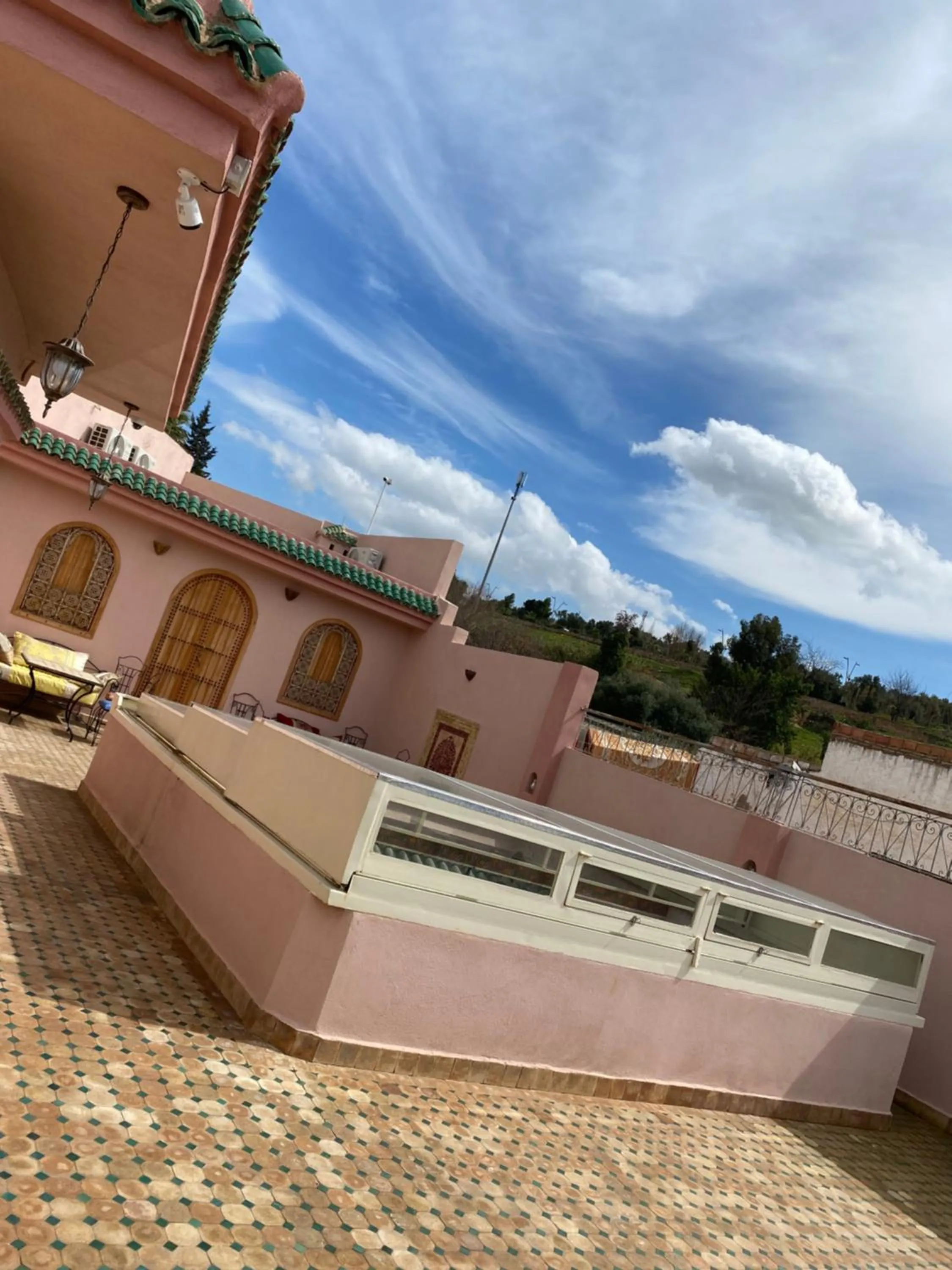 Balcony/Terrace in Riad Fes Colors & SPA - Family Lodging