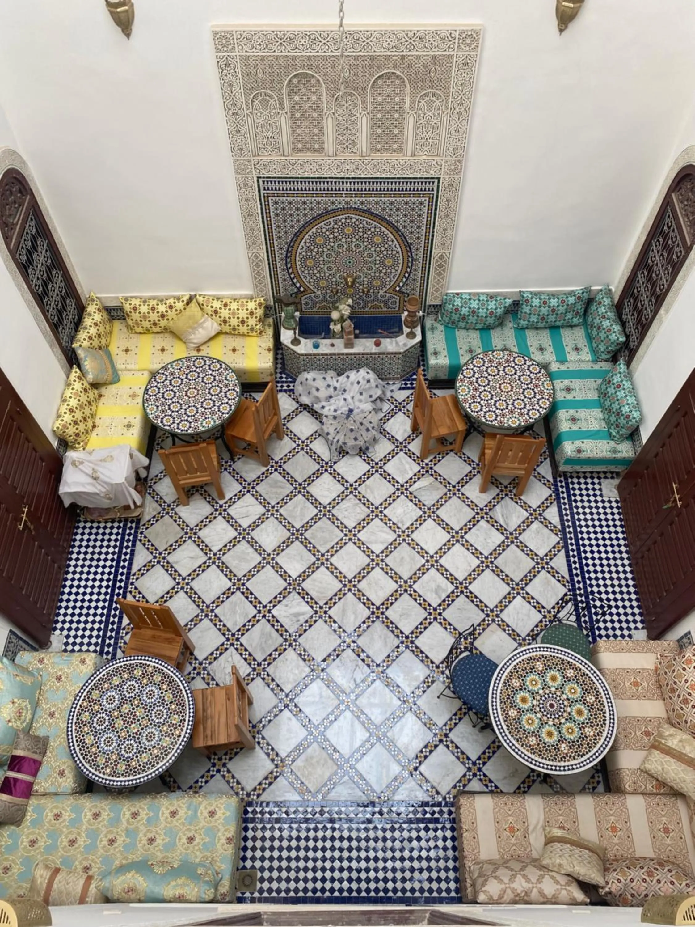 Patio in Riad Fes Colors & SPA - Family Lodging