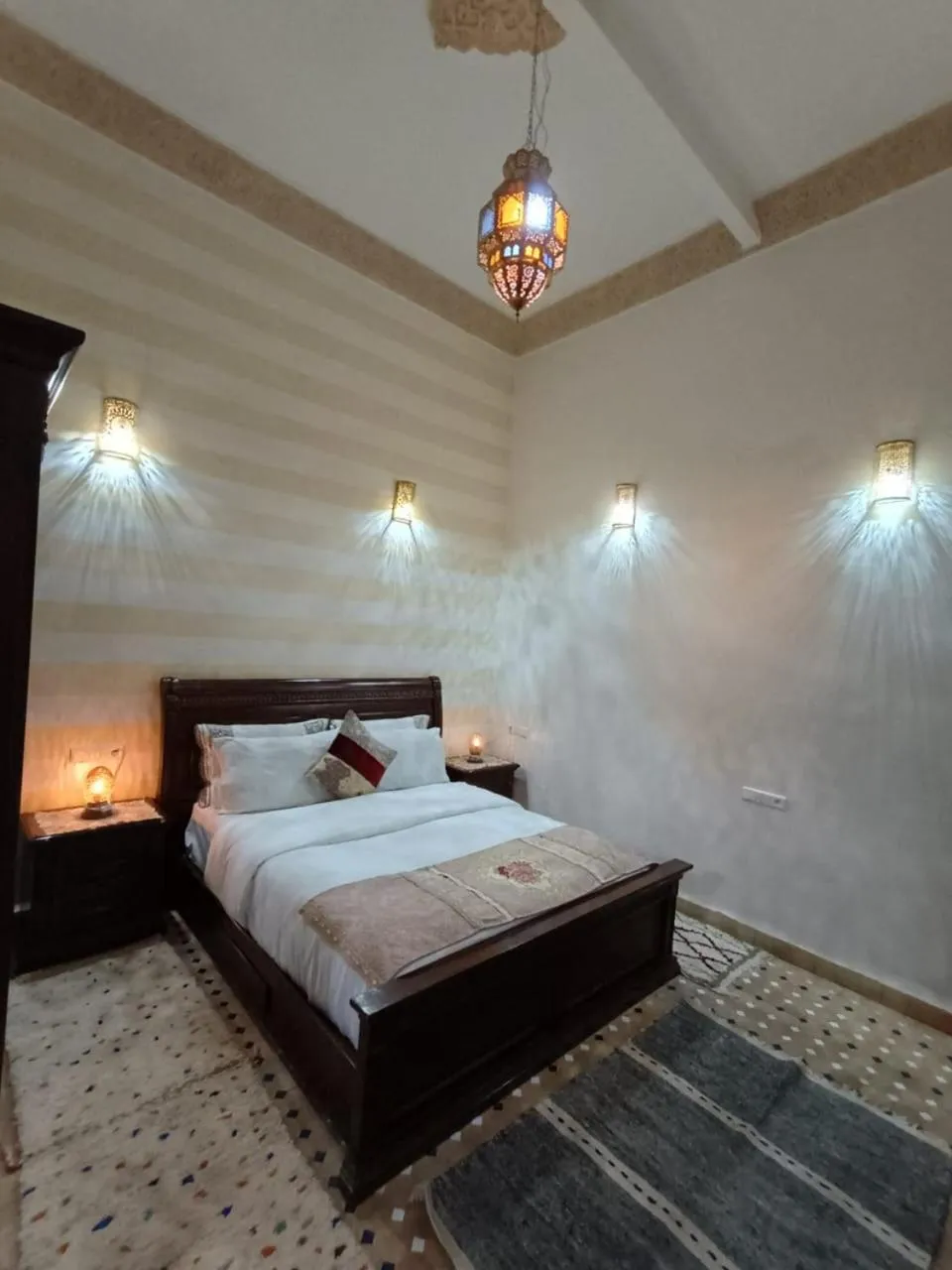 Bed in Riad Fes Colors & SPA - Family Lodging