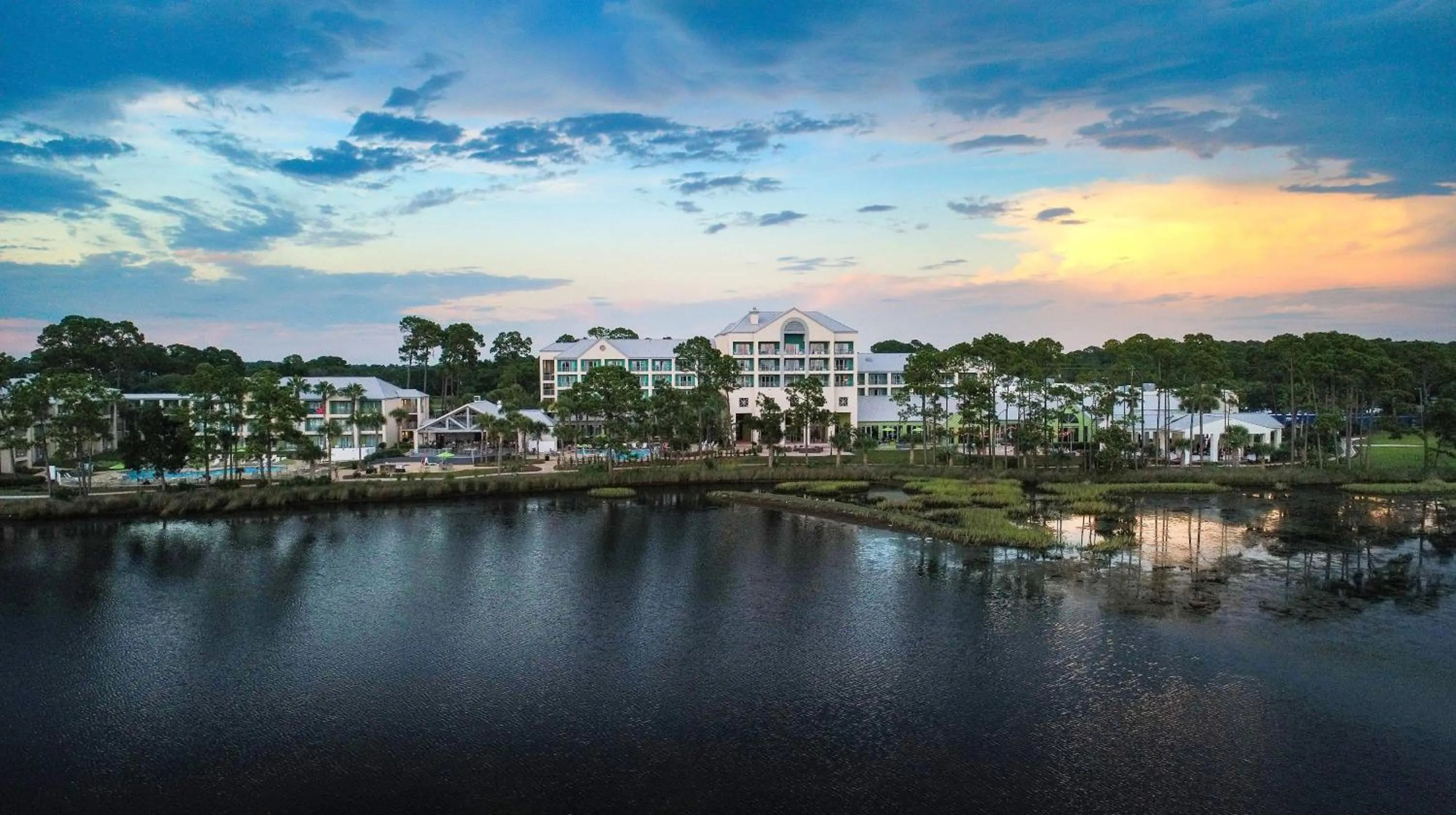 Property building in Hilton Vacation Club Bayside Resort Panama City Beach