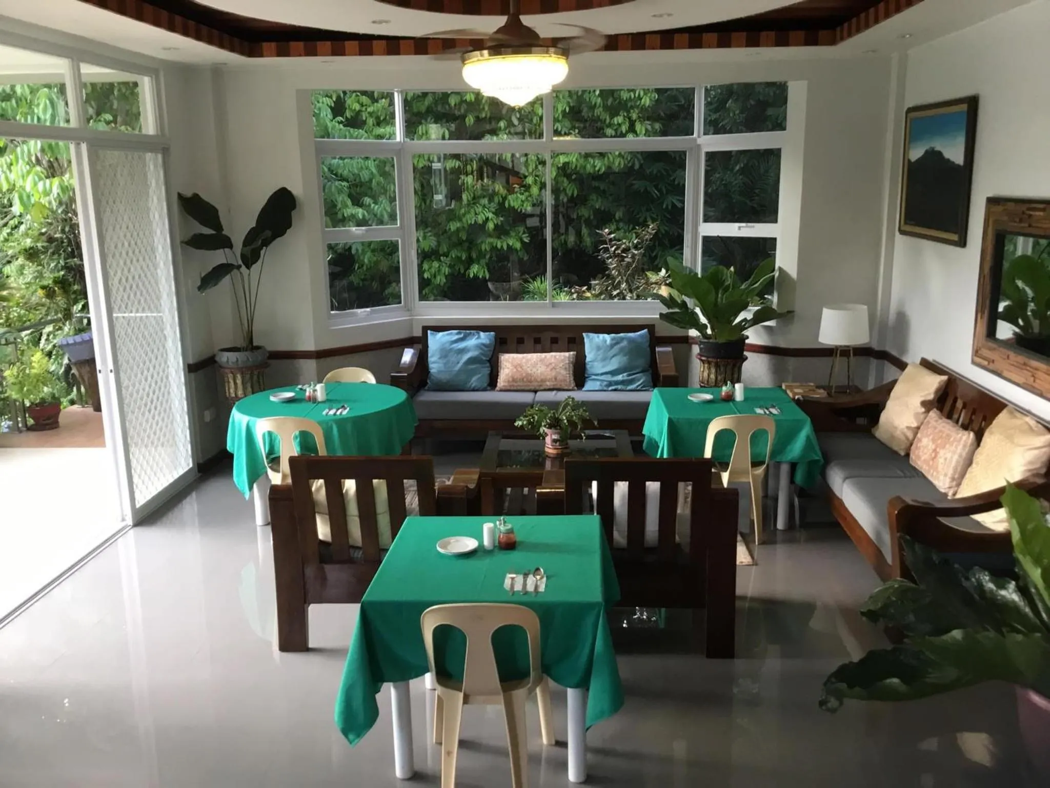Dining area in Camiguin Lanzones Resort