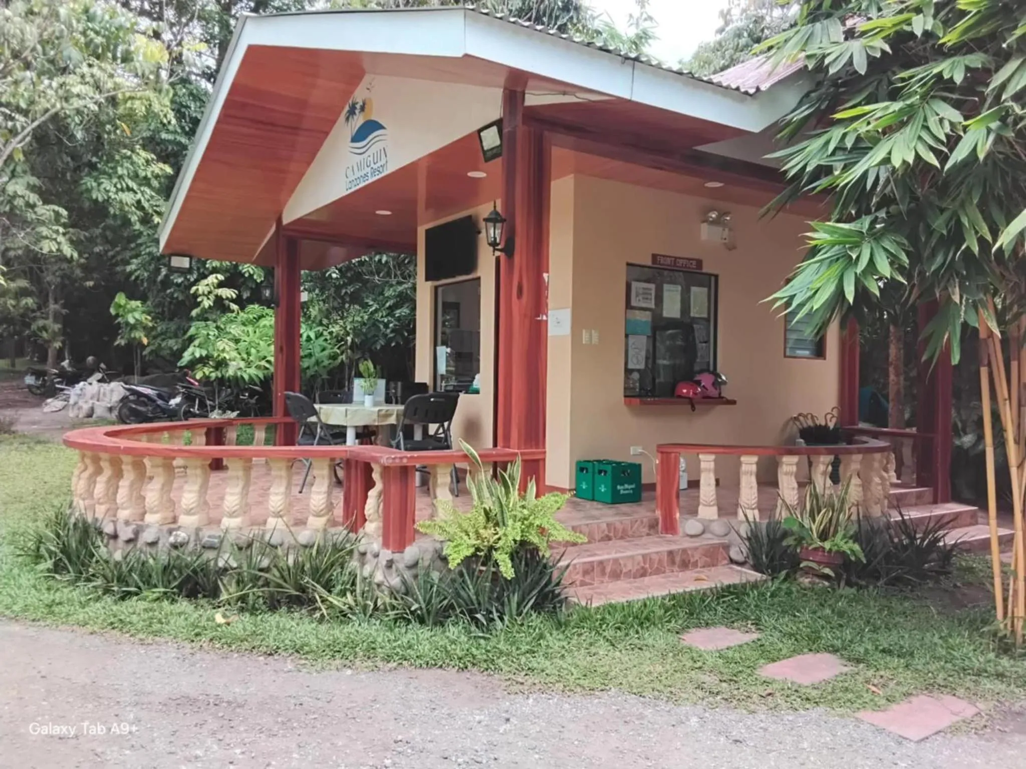 Facade/entrance in Camiguin Lanzones Resort