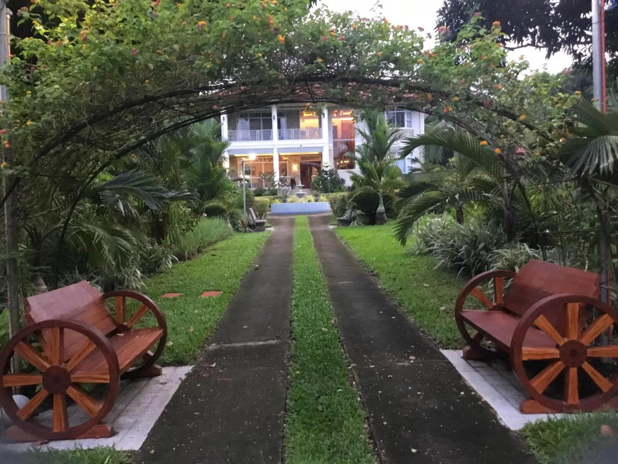 Facade/entrance in Camiguin Lanzones Resort