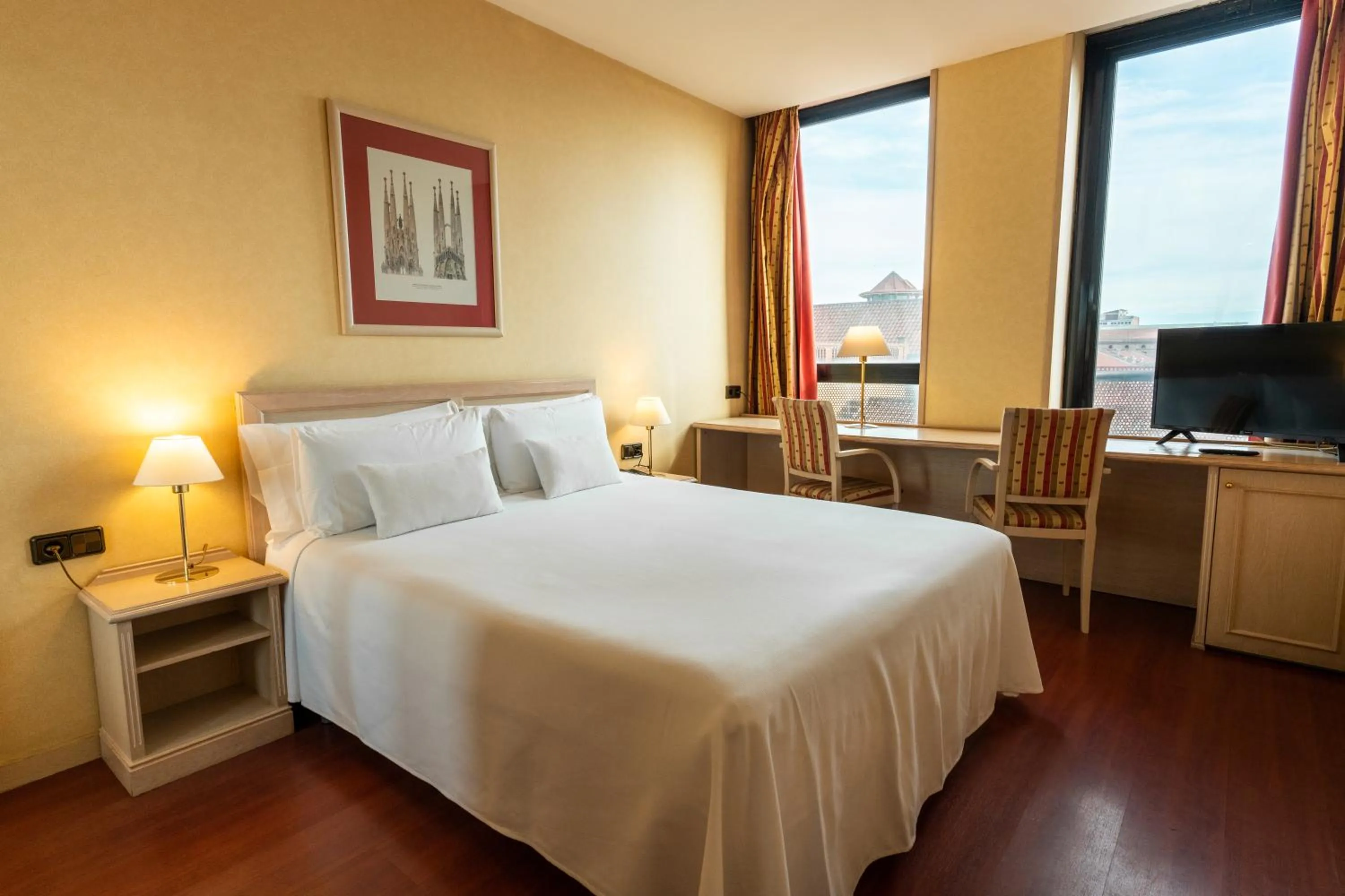 Bed in Sunotel Aston