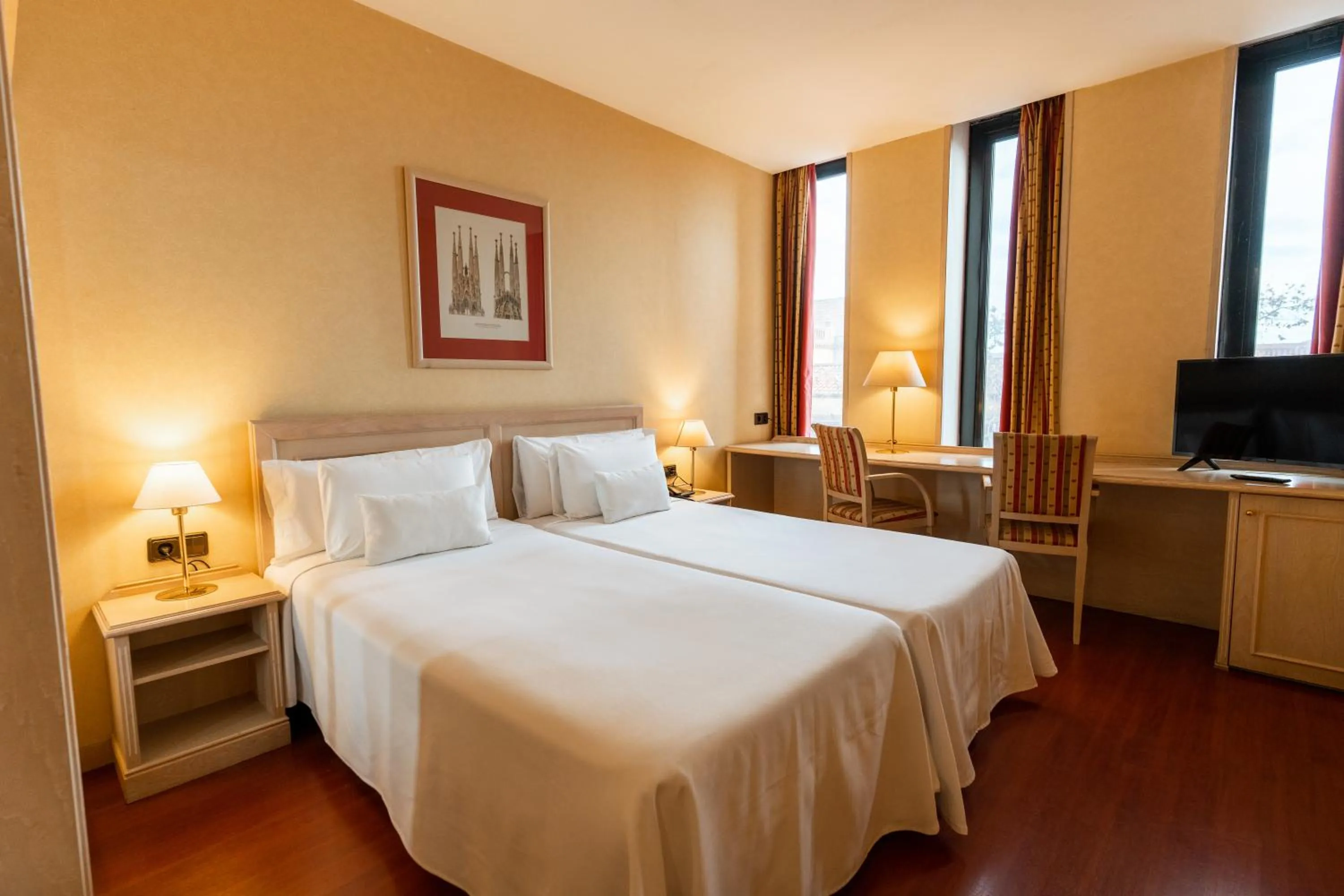 Bed in Sunotel Aston