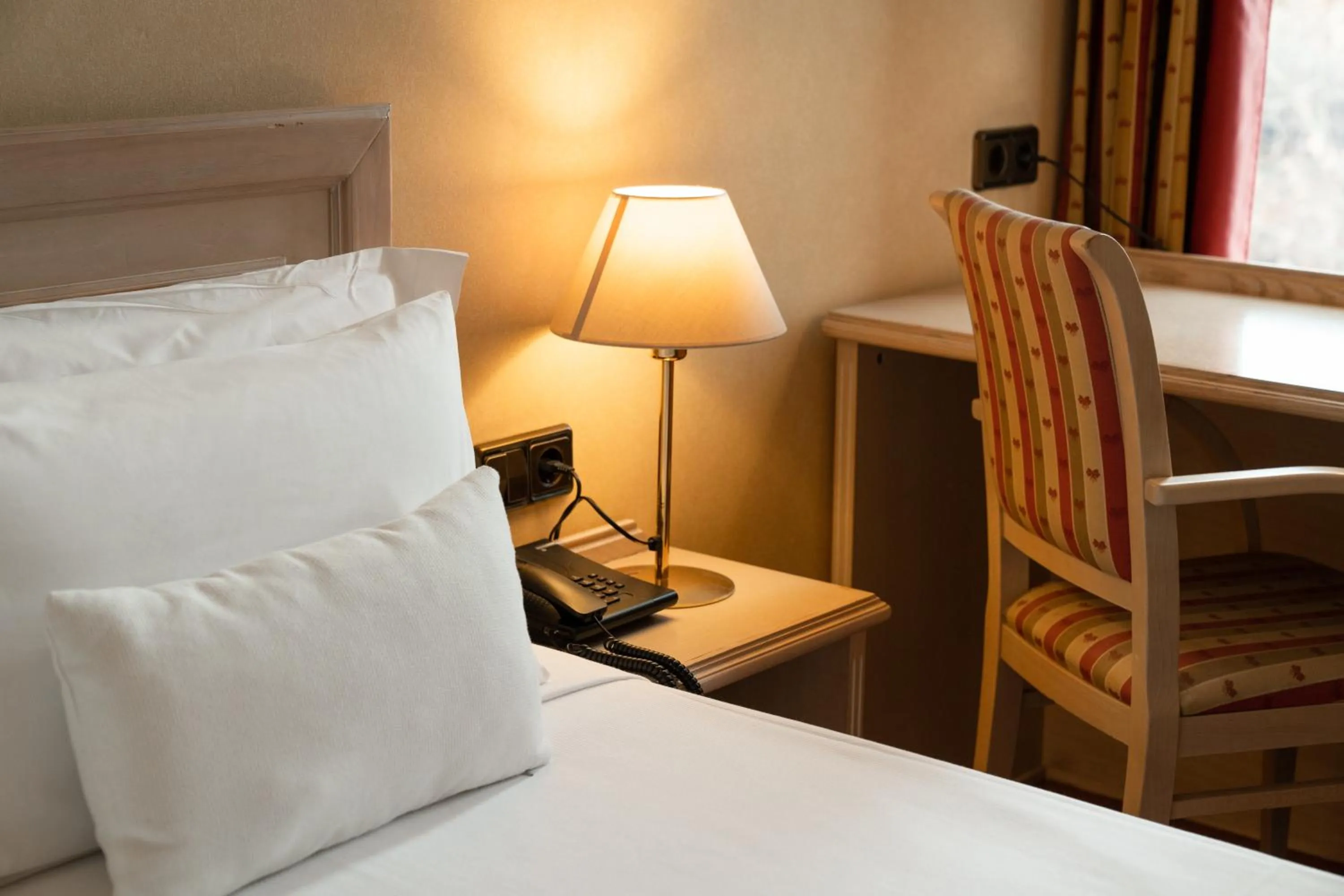 Decorative detail, Bed in Sunotel Aston