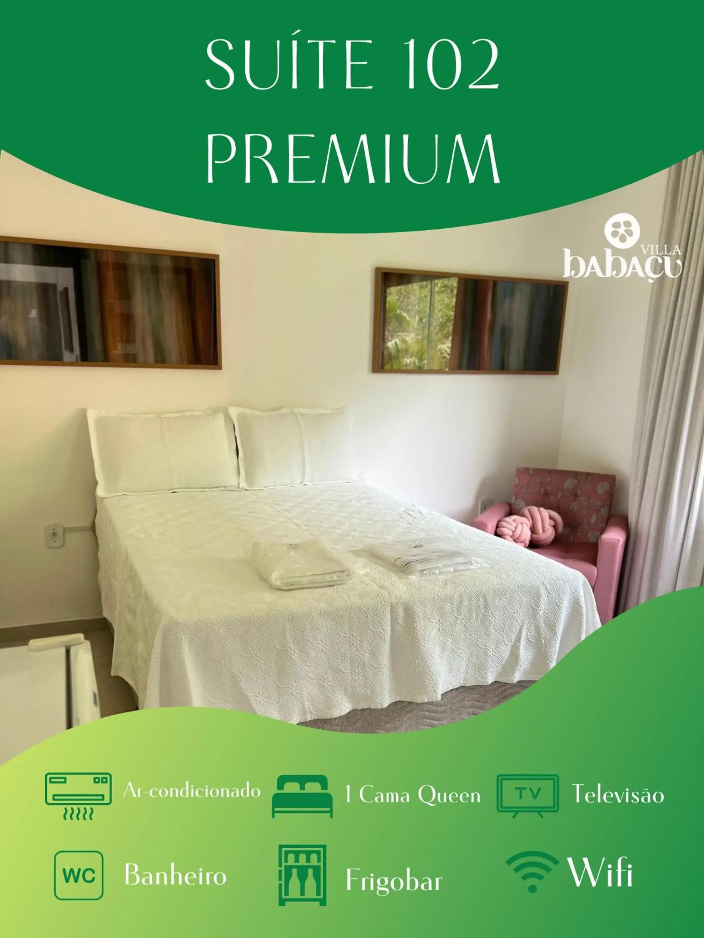 Double Room with Mountain View in Hotel Villa Babaçu Double Room with Mountain View in Hotel Villa Babaçu