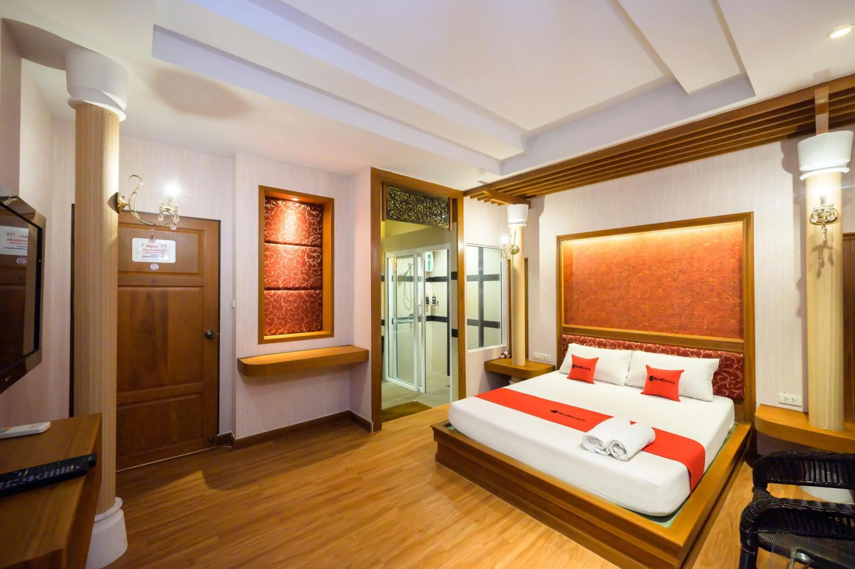 Bed in Ruen Rattana Resort