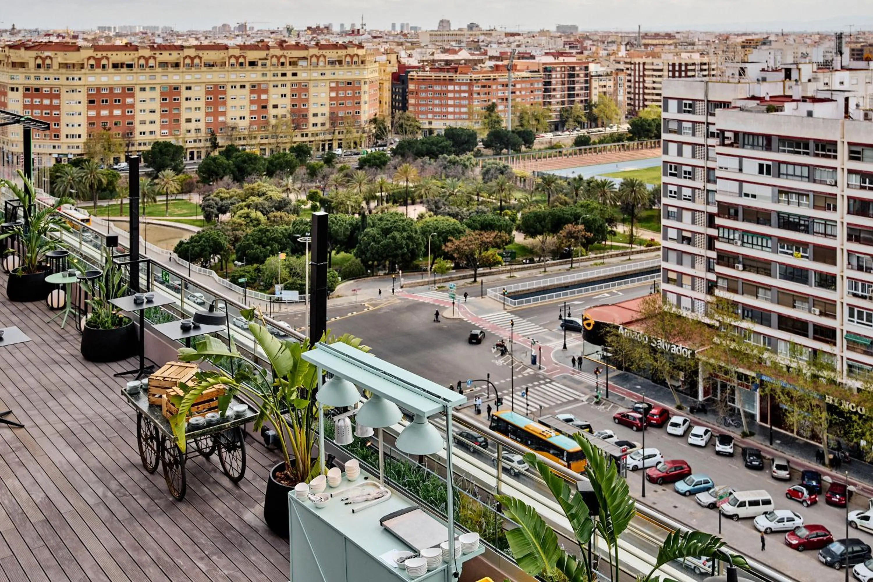 Balcony/Terrace in Novotel Valencia Lavant