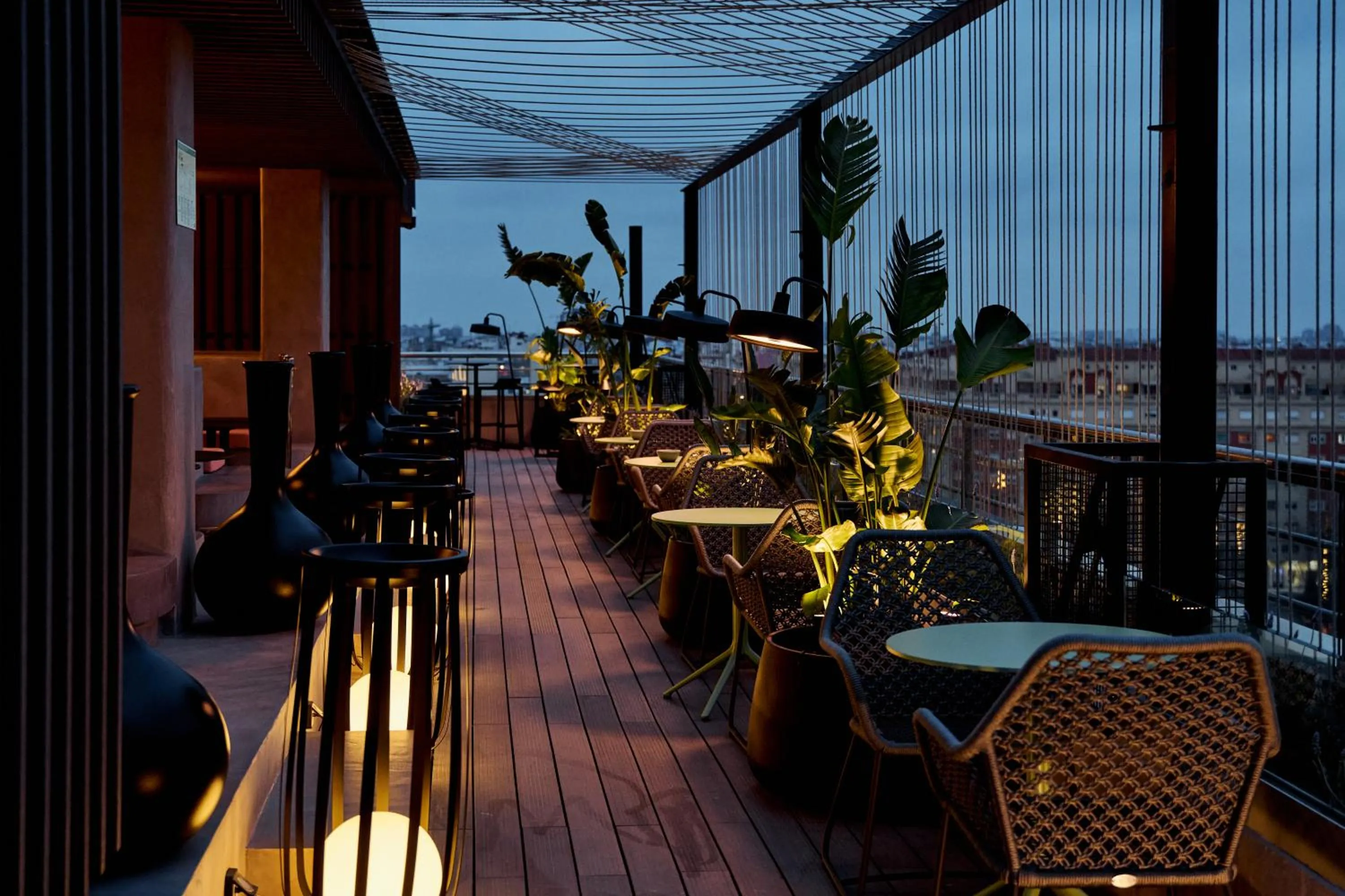 Balcony/Terrace in Novotel Valencia Lavant