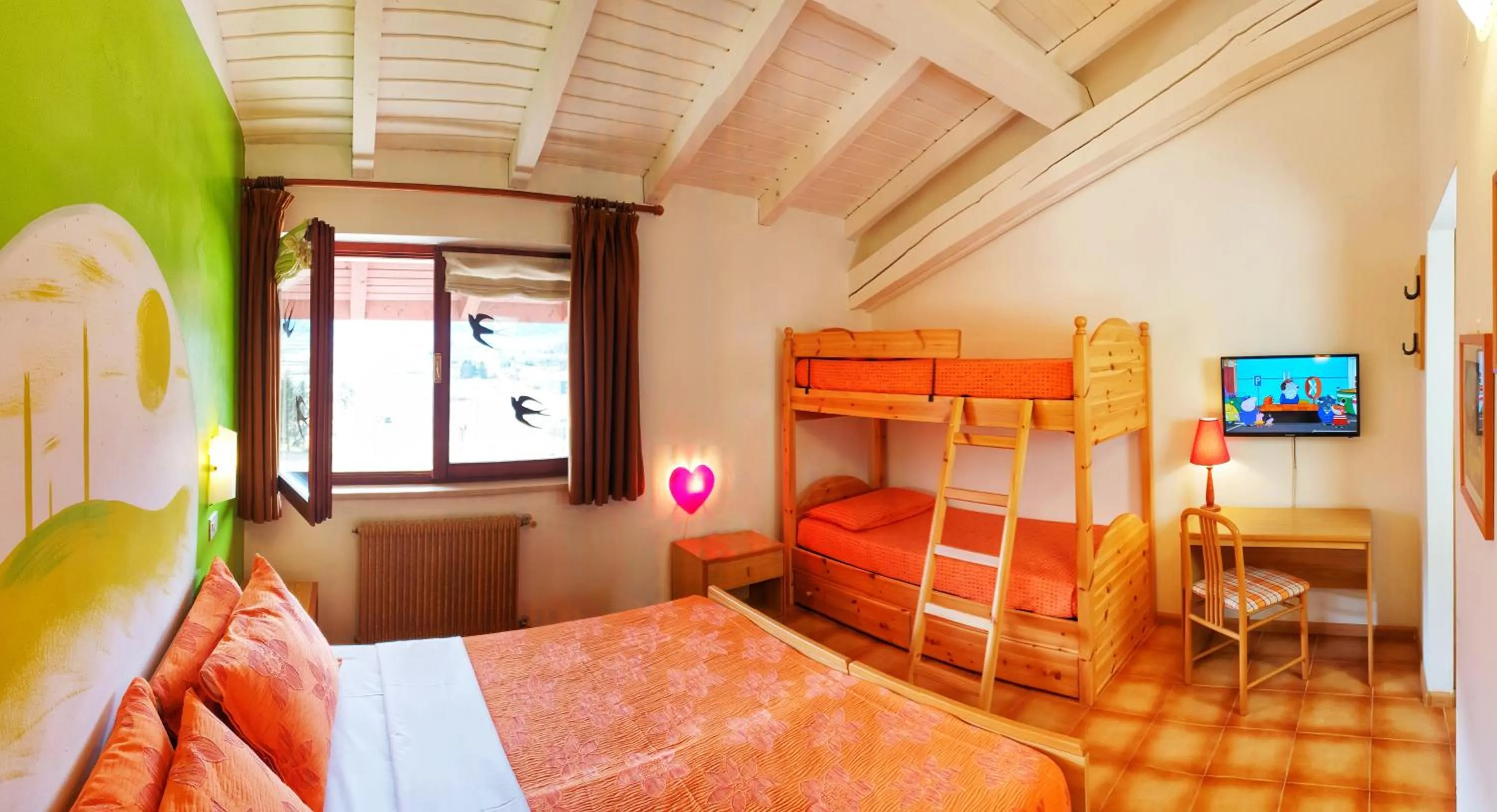 Bed in Family Hotel Primavera