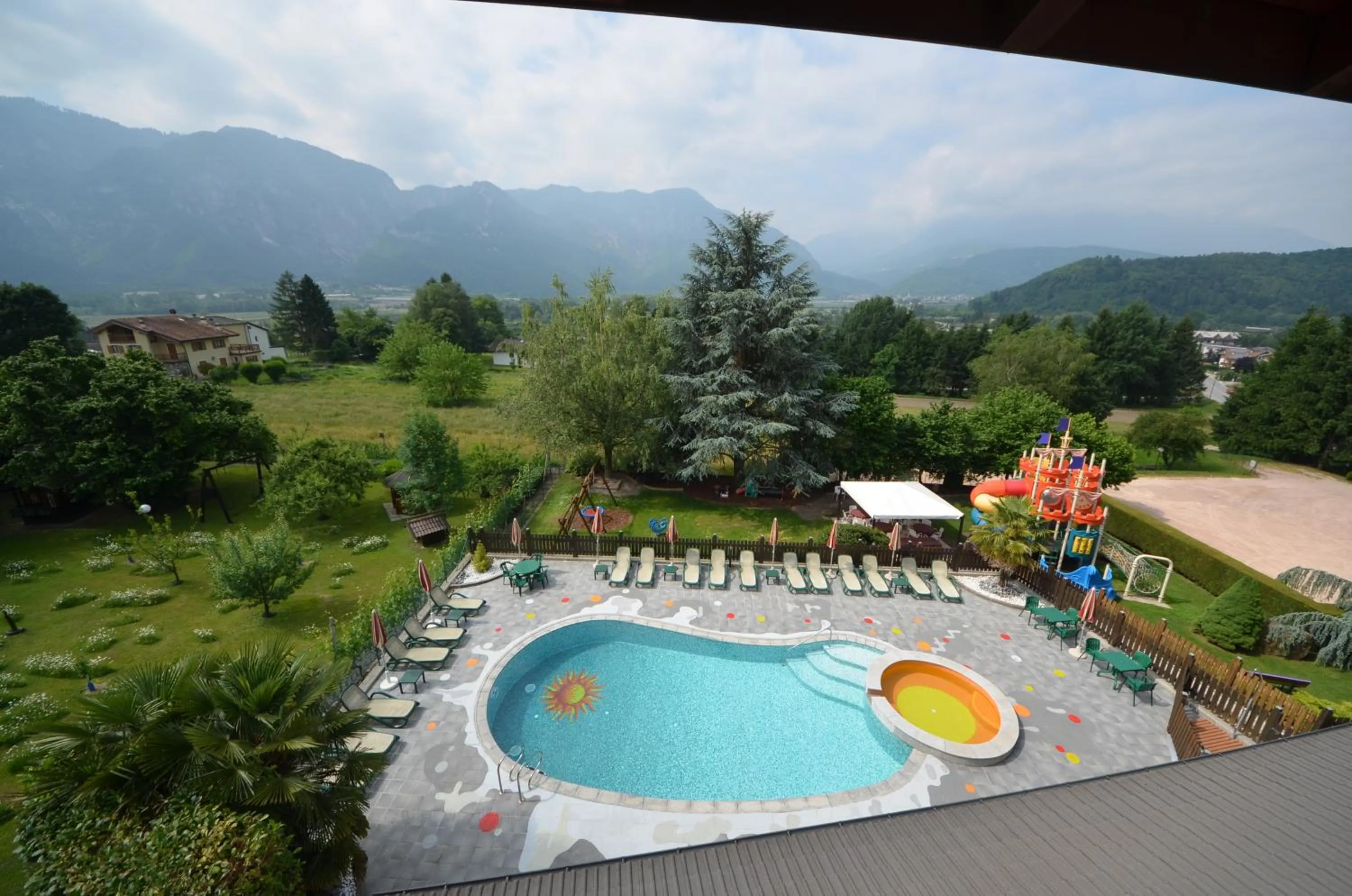 Bird's eye view in Family Hotel Primavera