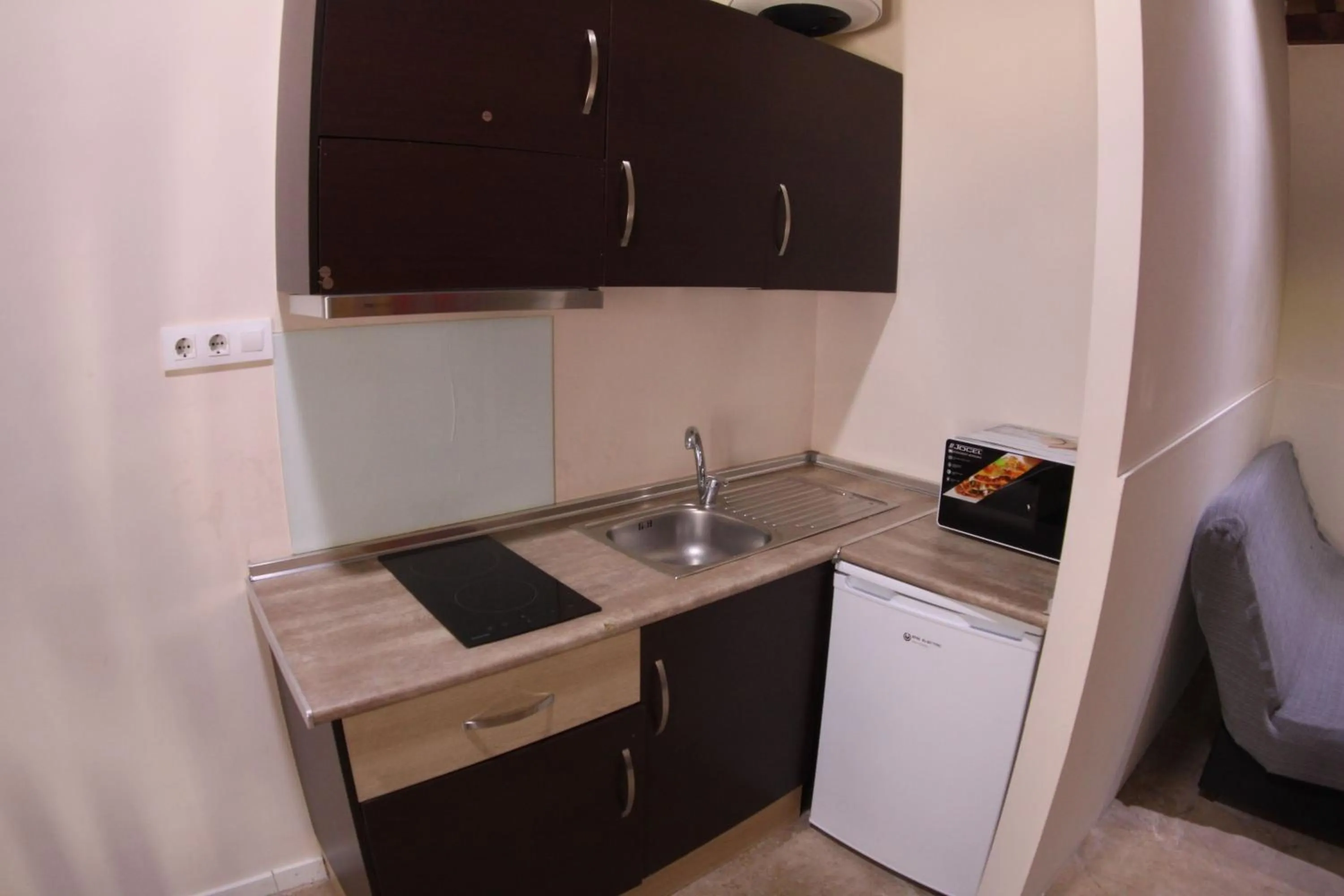Kitchen or kitchenette in Apartamentos Marina Internacional