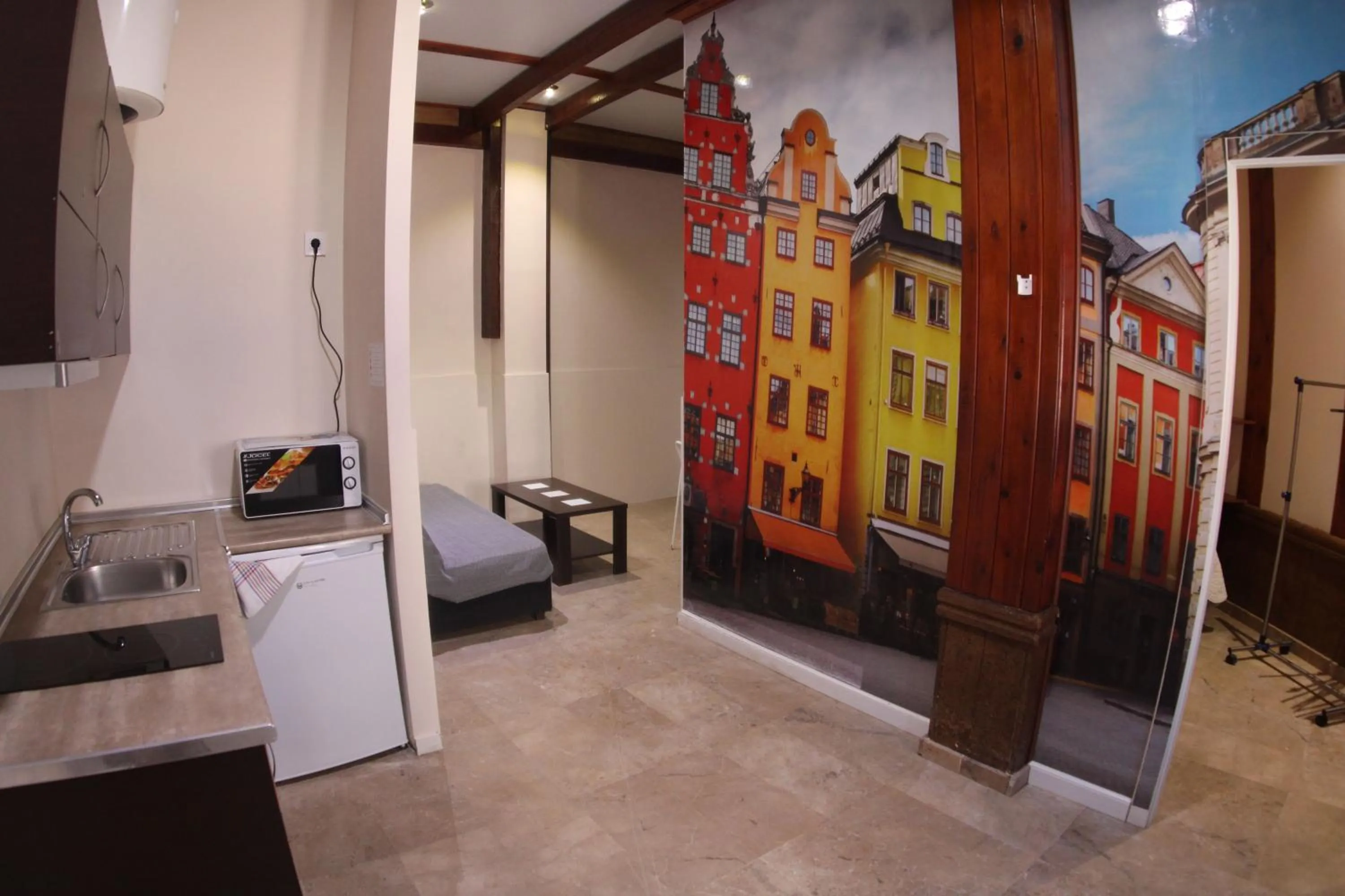 Kitchen or kitchenette in Apartamentos Marina Internacional