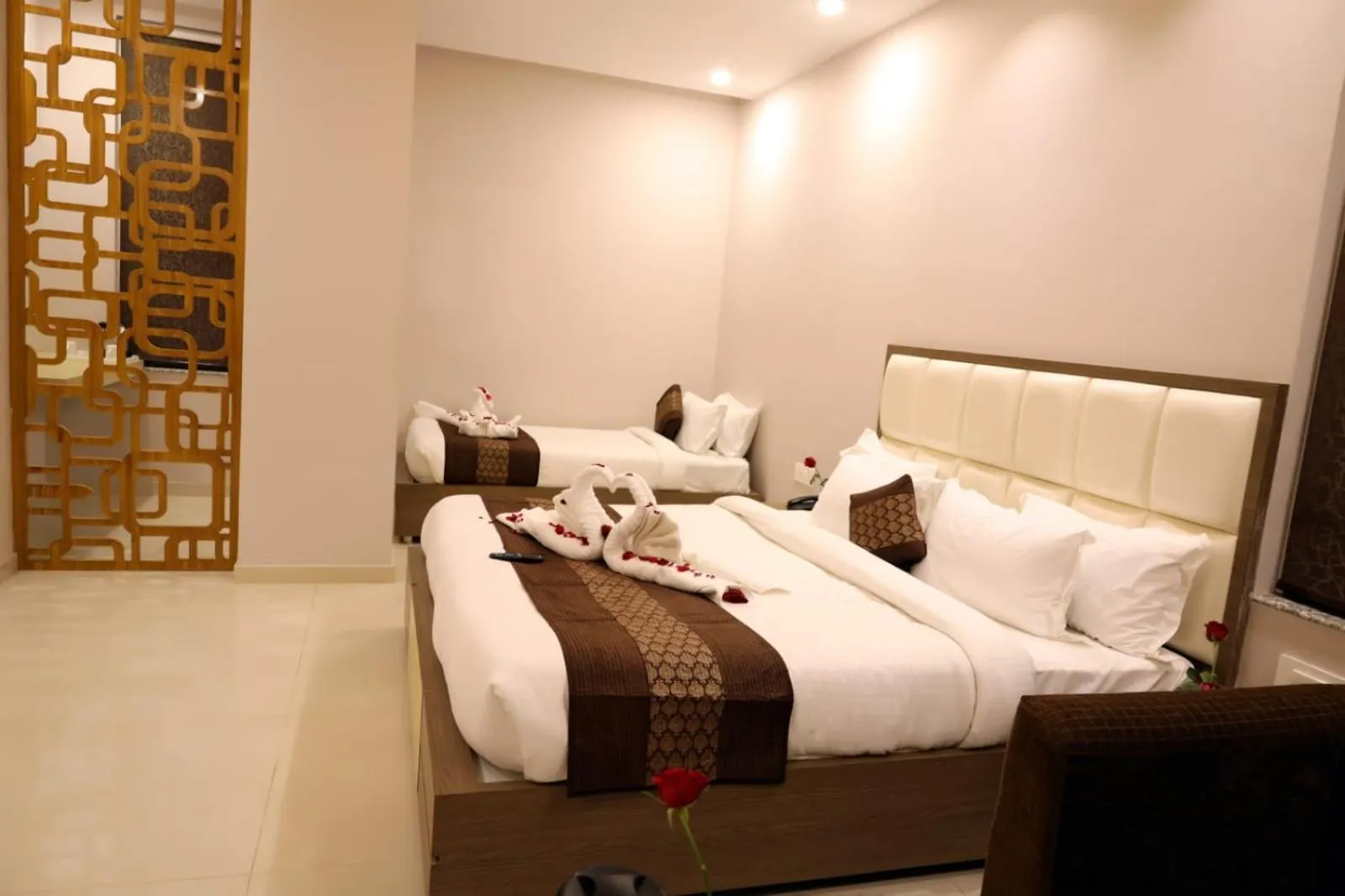 Bed in Hotel Annpurna Regency