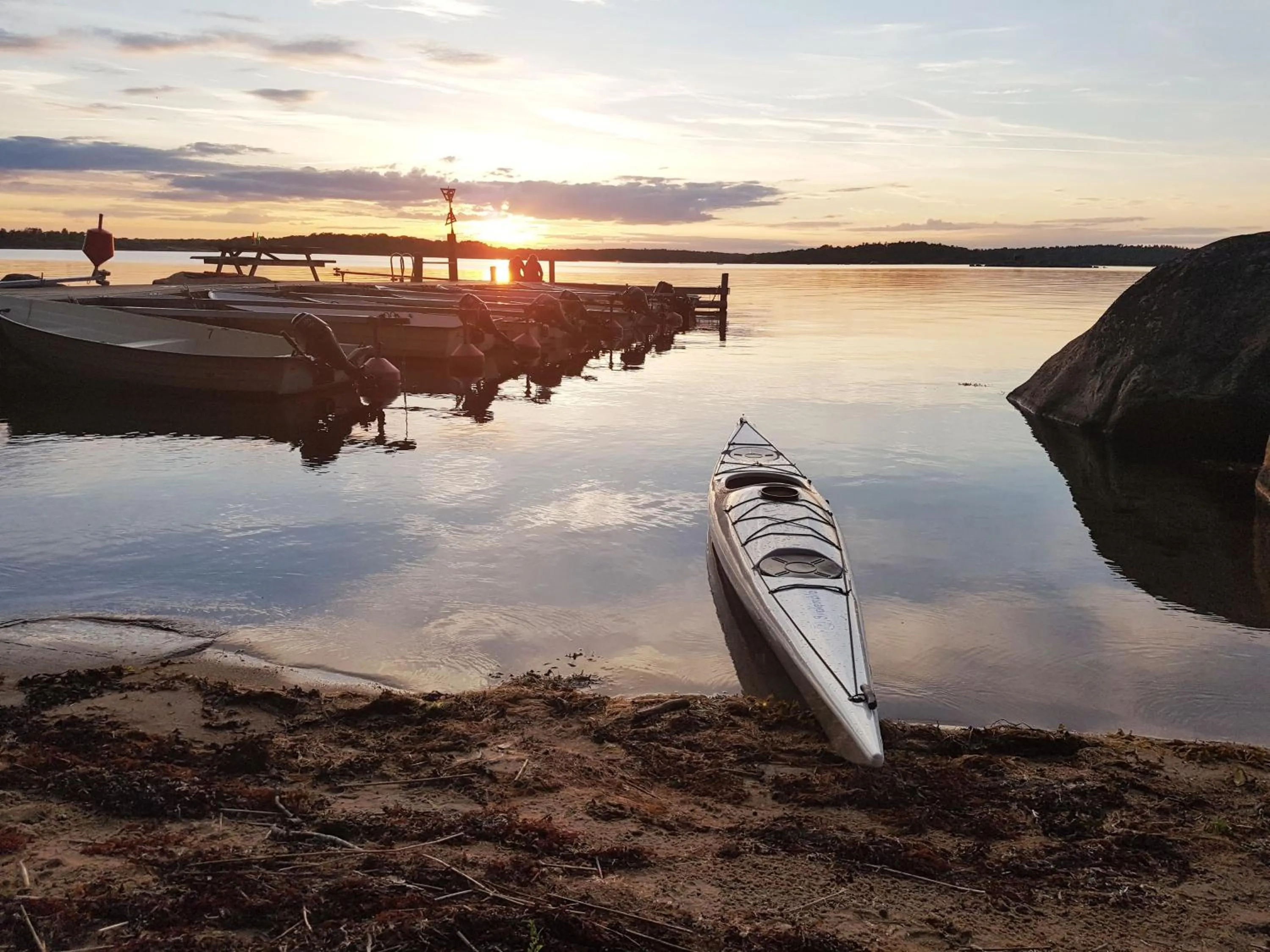 Beach in Svalemåla Stugby