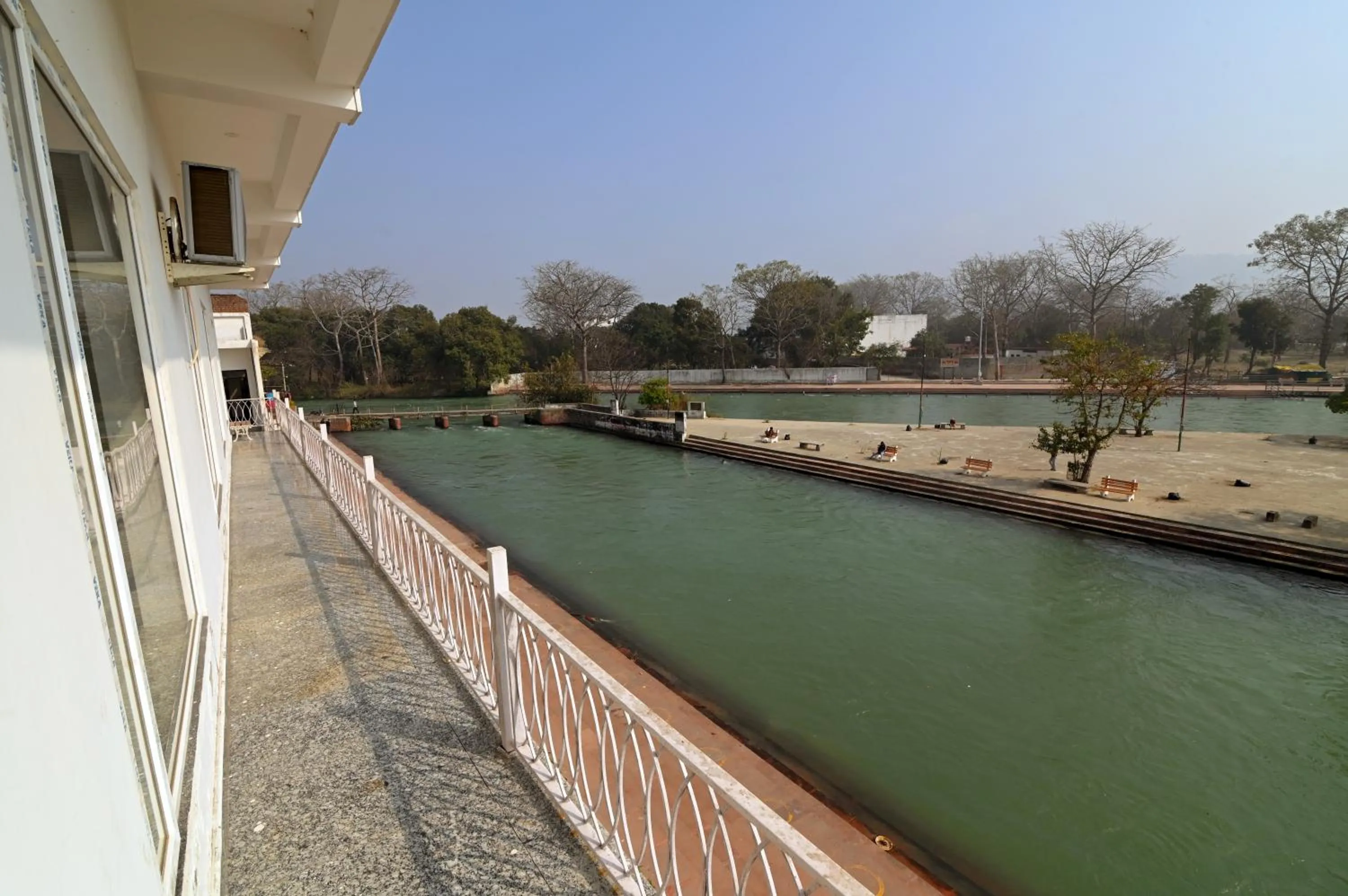 Facade/entrance in Jaswinder Bhawan - By The Ganges