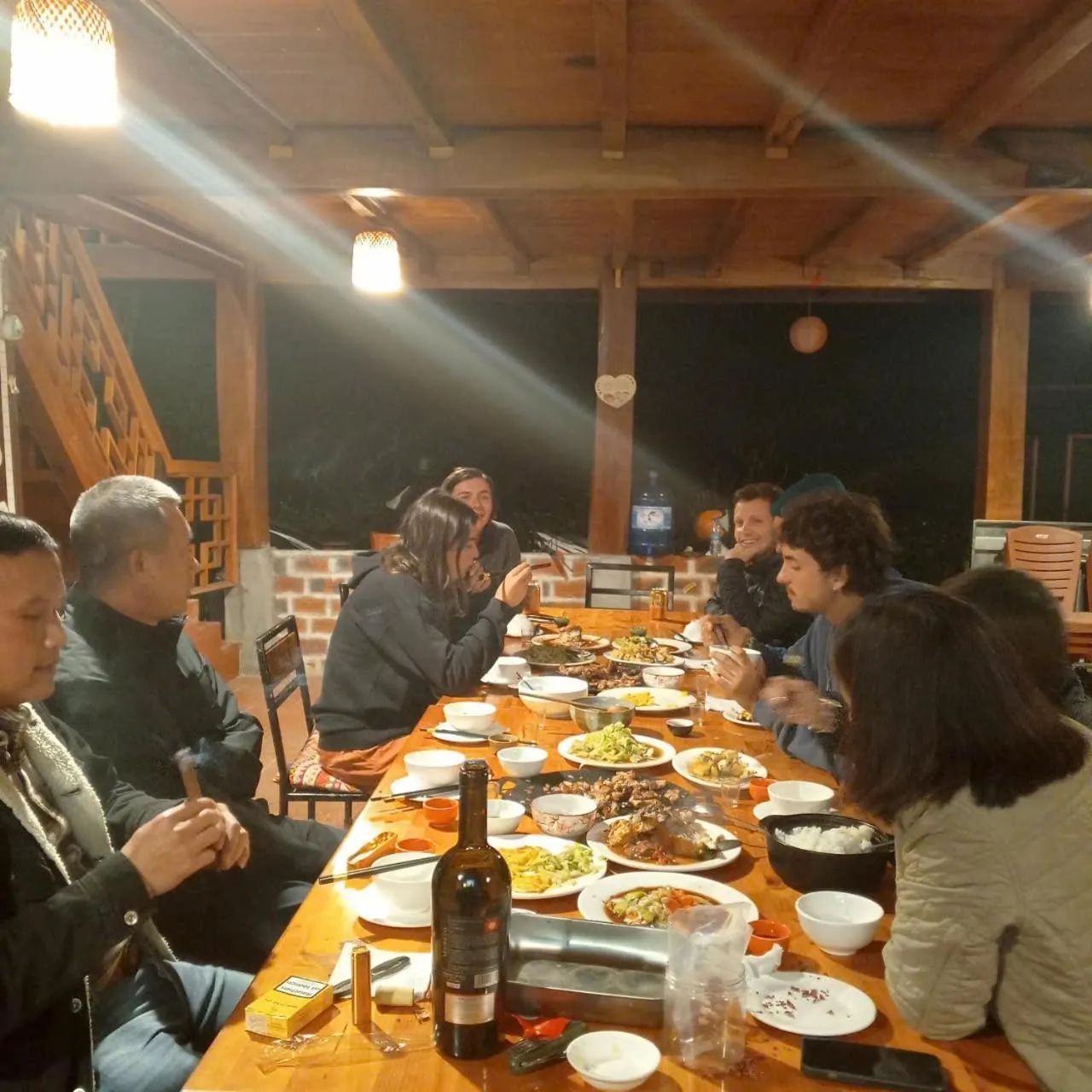 Dinner in Retreat Home Bản Dọi Mộc Châu