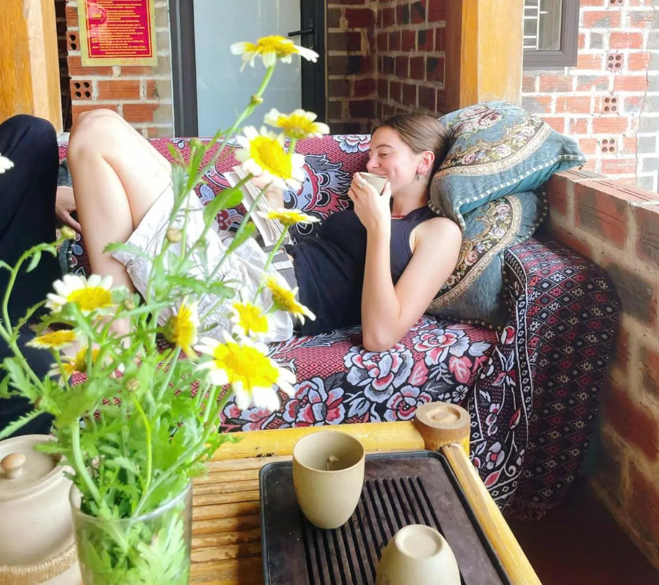 Living room in Retreat Home Bản Dọi Mộc Châu