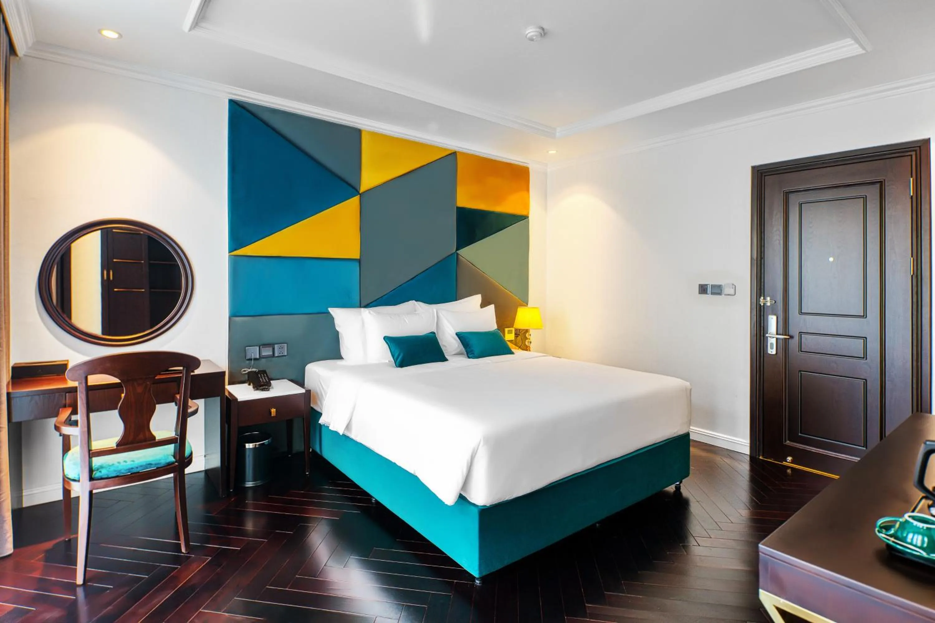 Bed in The Almin Hotel