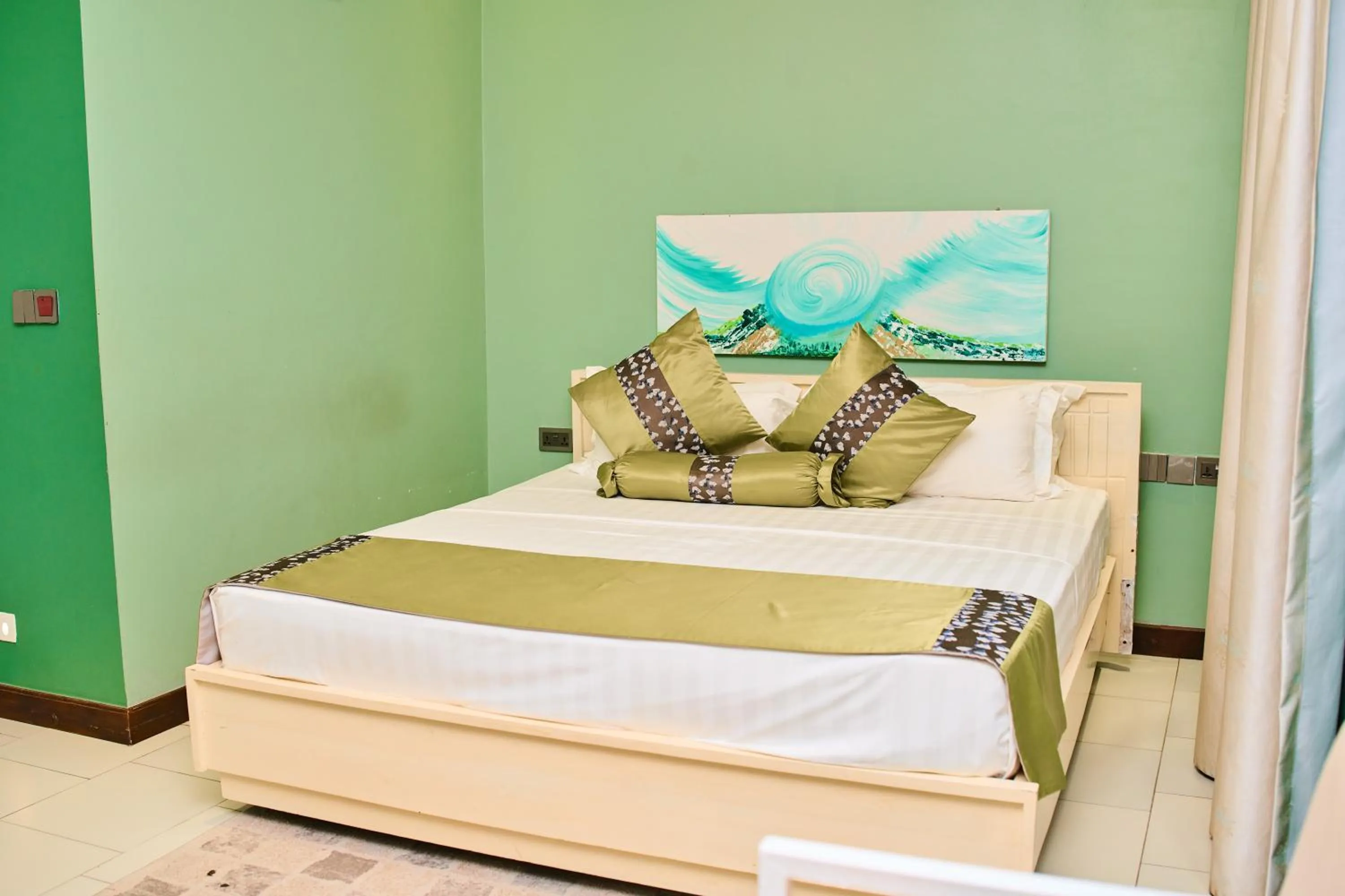 Bed in Hotel Amaranth