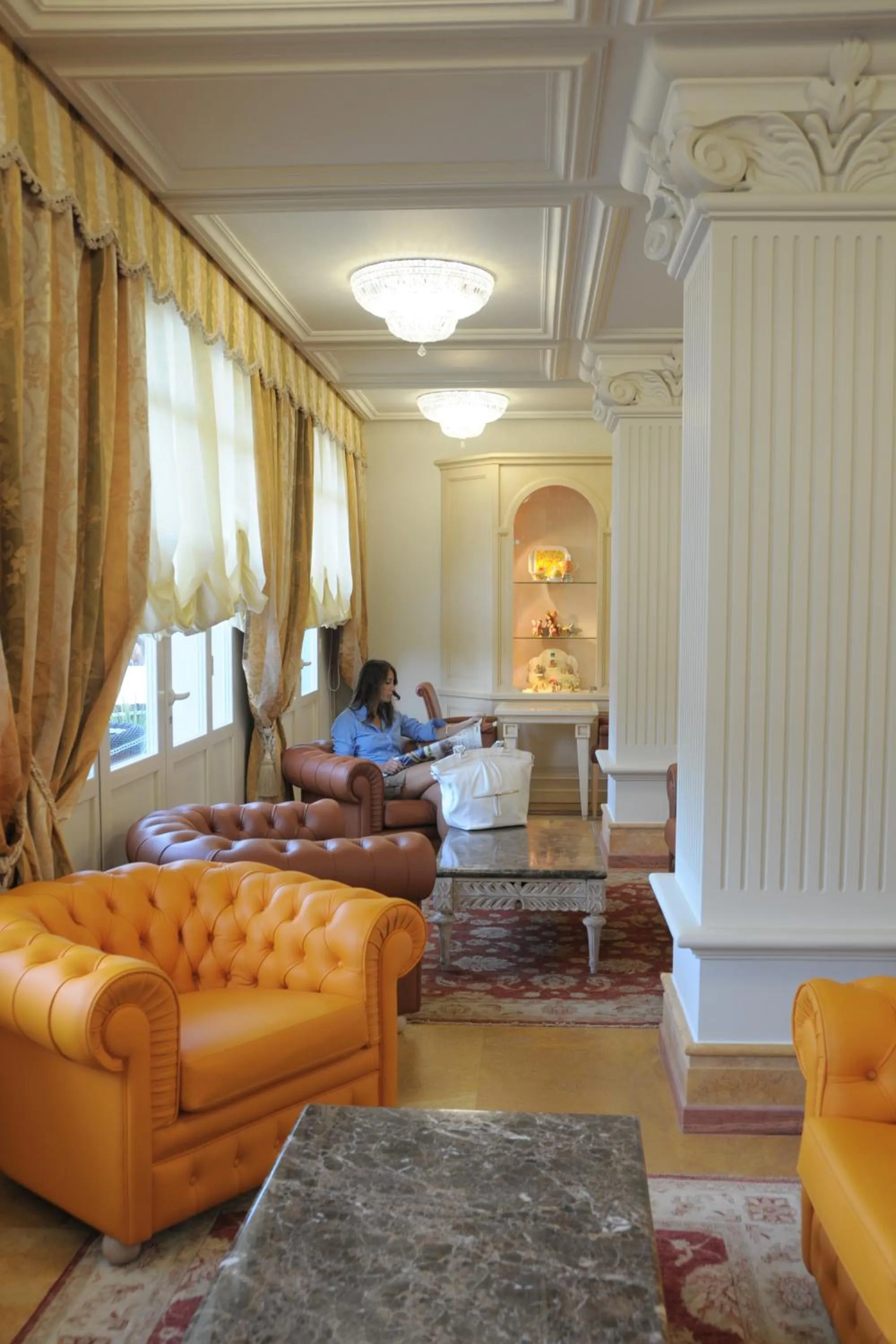 Lobby or reception, Bed in Hotel Conchiglia