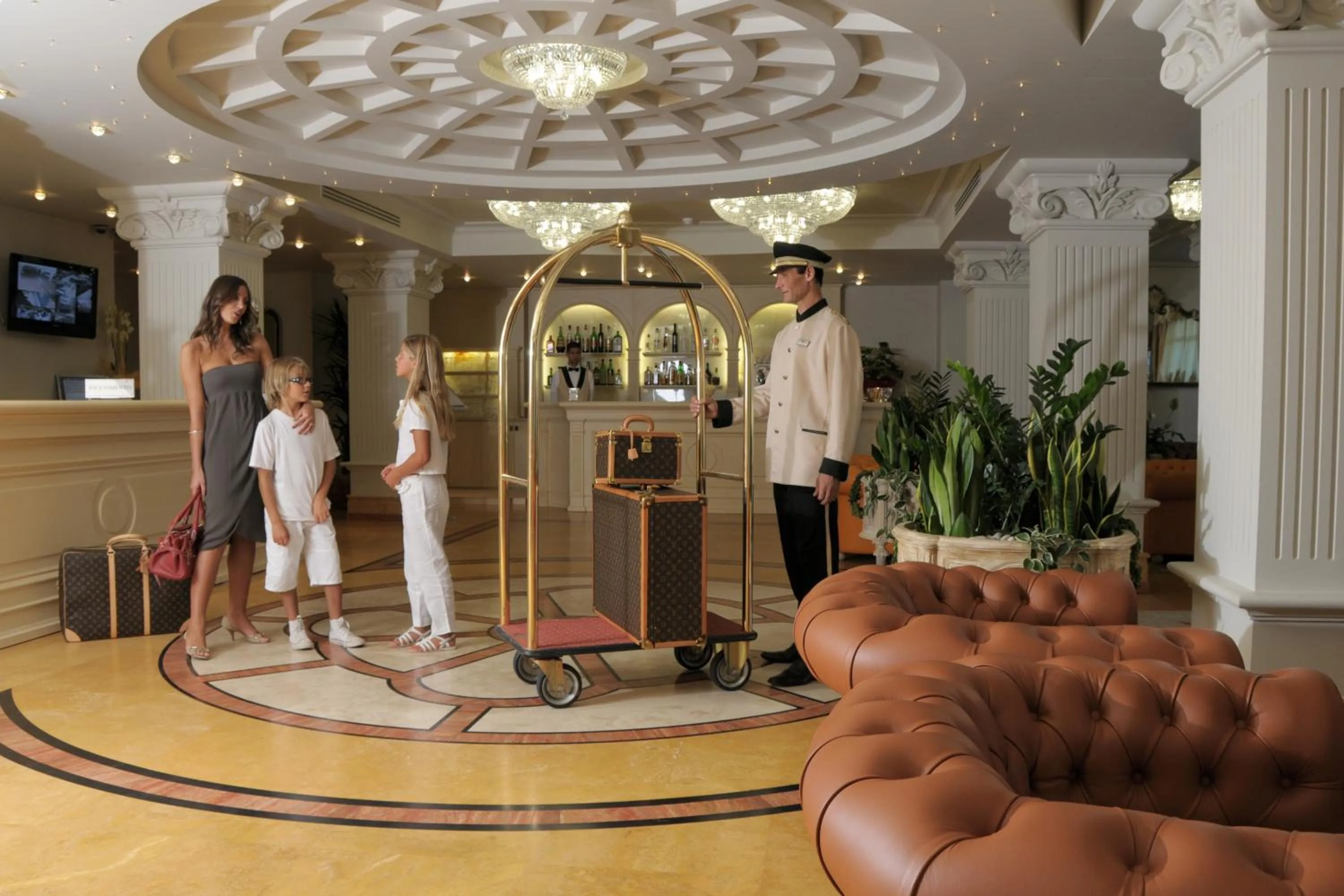 Lobby or reception in Hotel Conchiglia