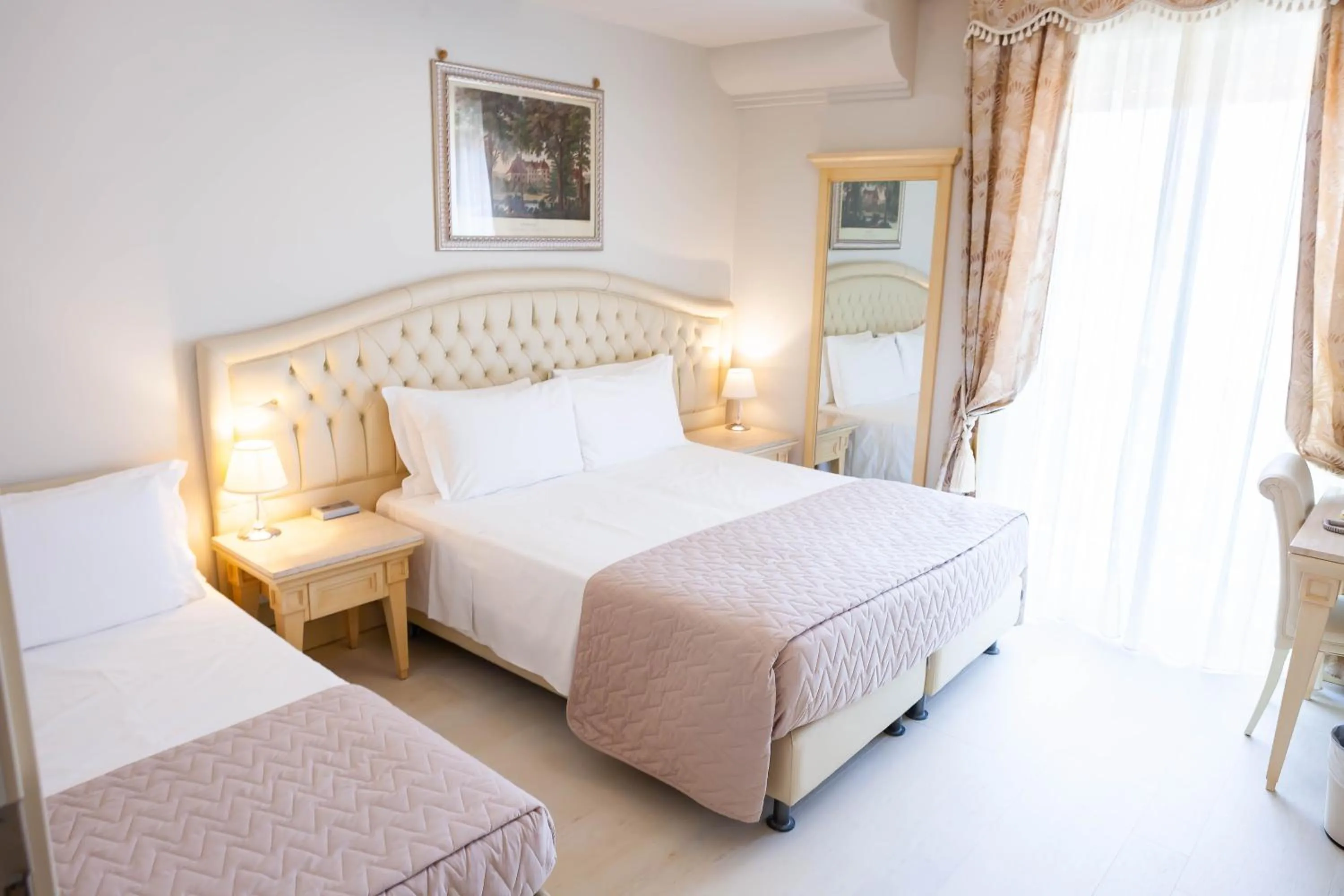 Bed in Hotel Conchiglia