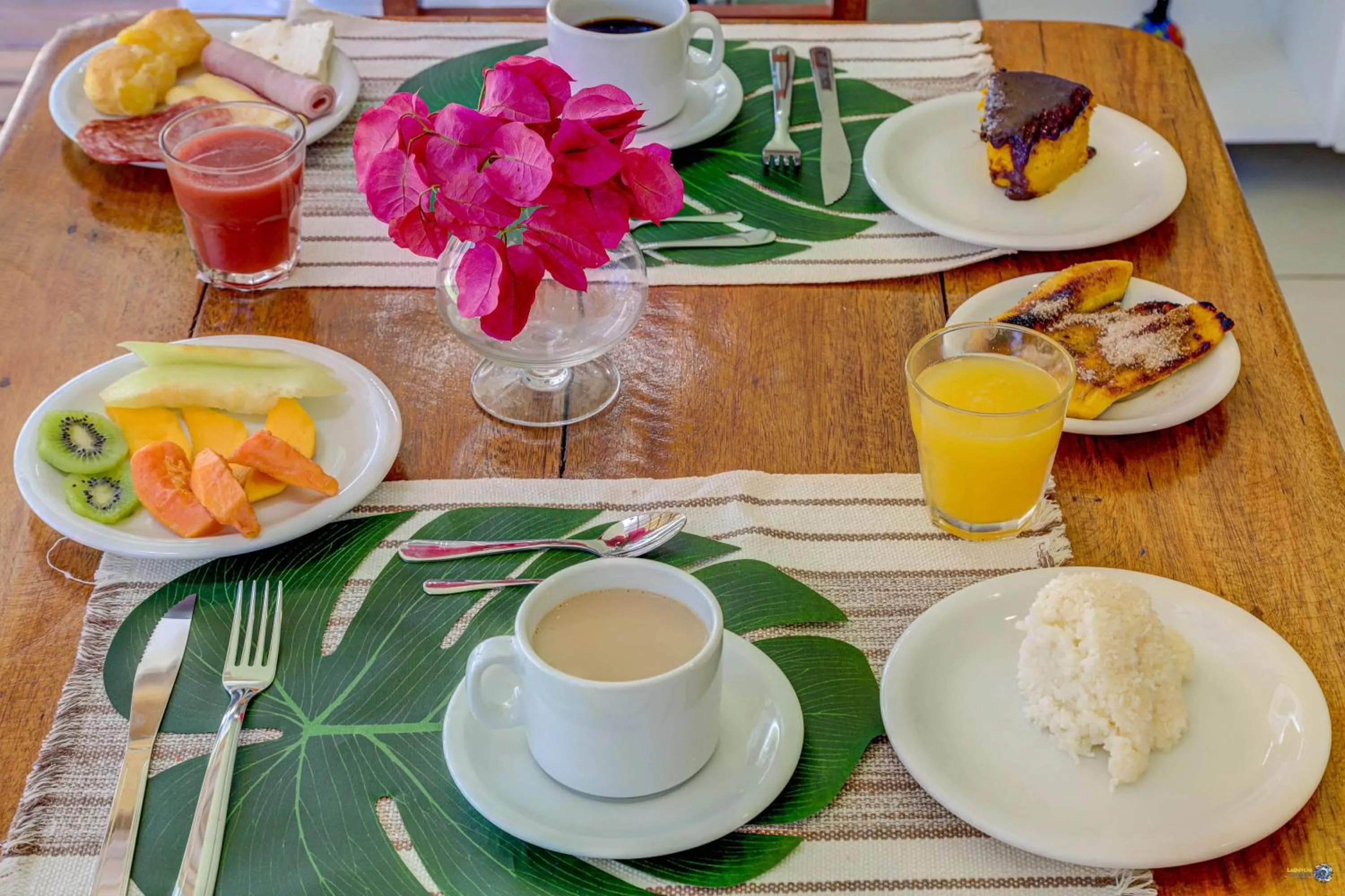 Breakfast in Pousada Céu & Mar de Taipu