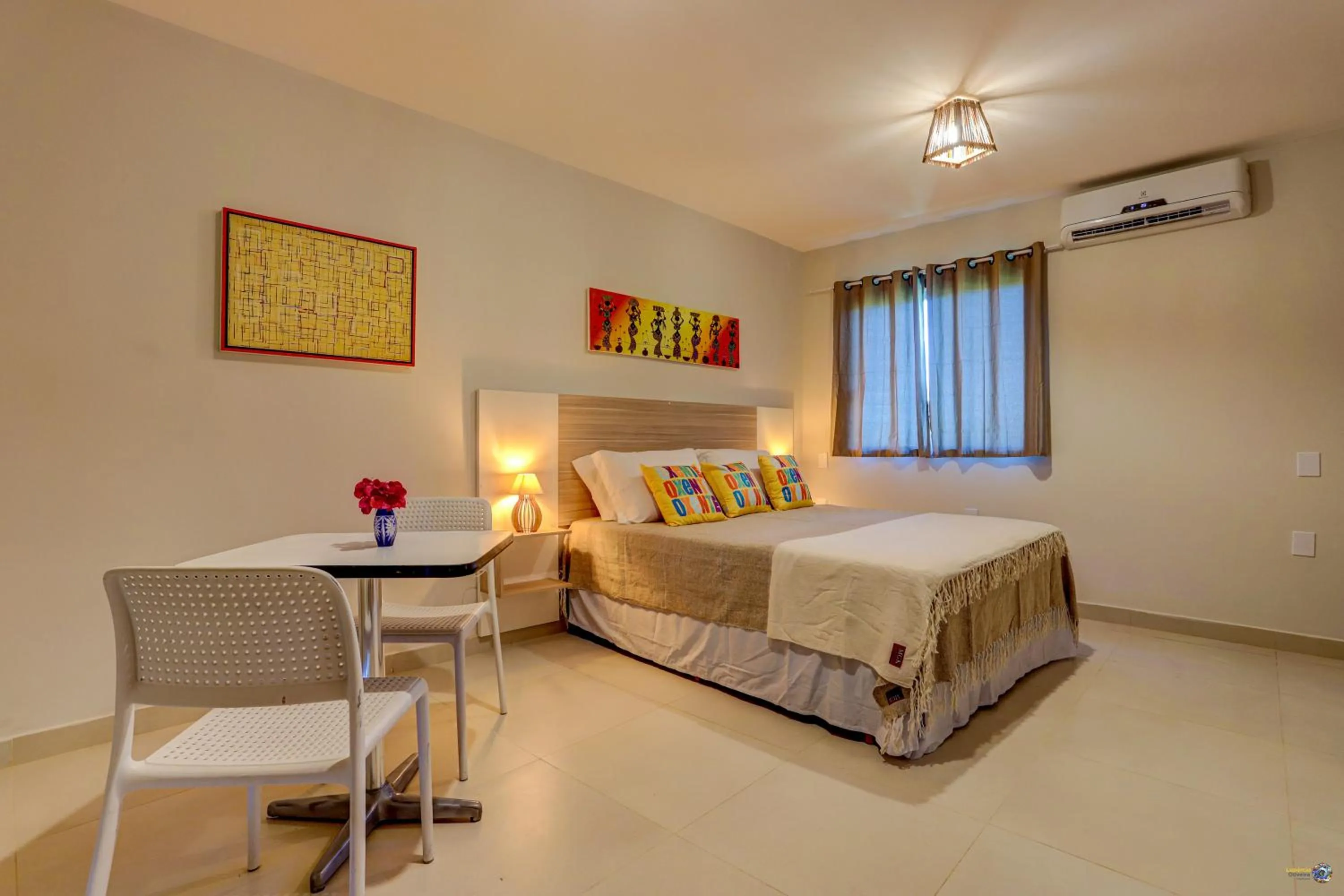 Bed in Pousada Céu & Mar de Taipu