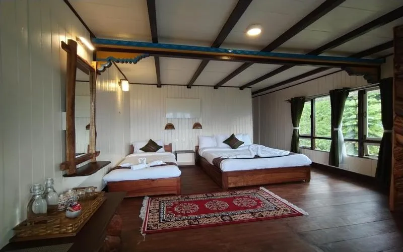 Bedroom, Bed in The Nettle and Fern Farmstay