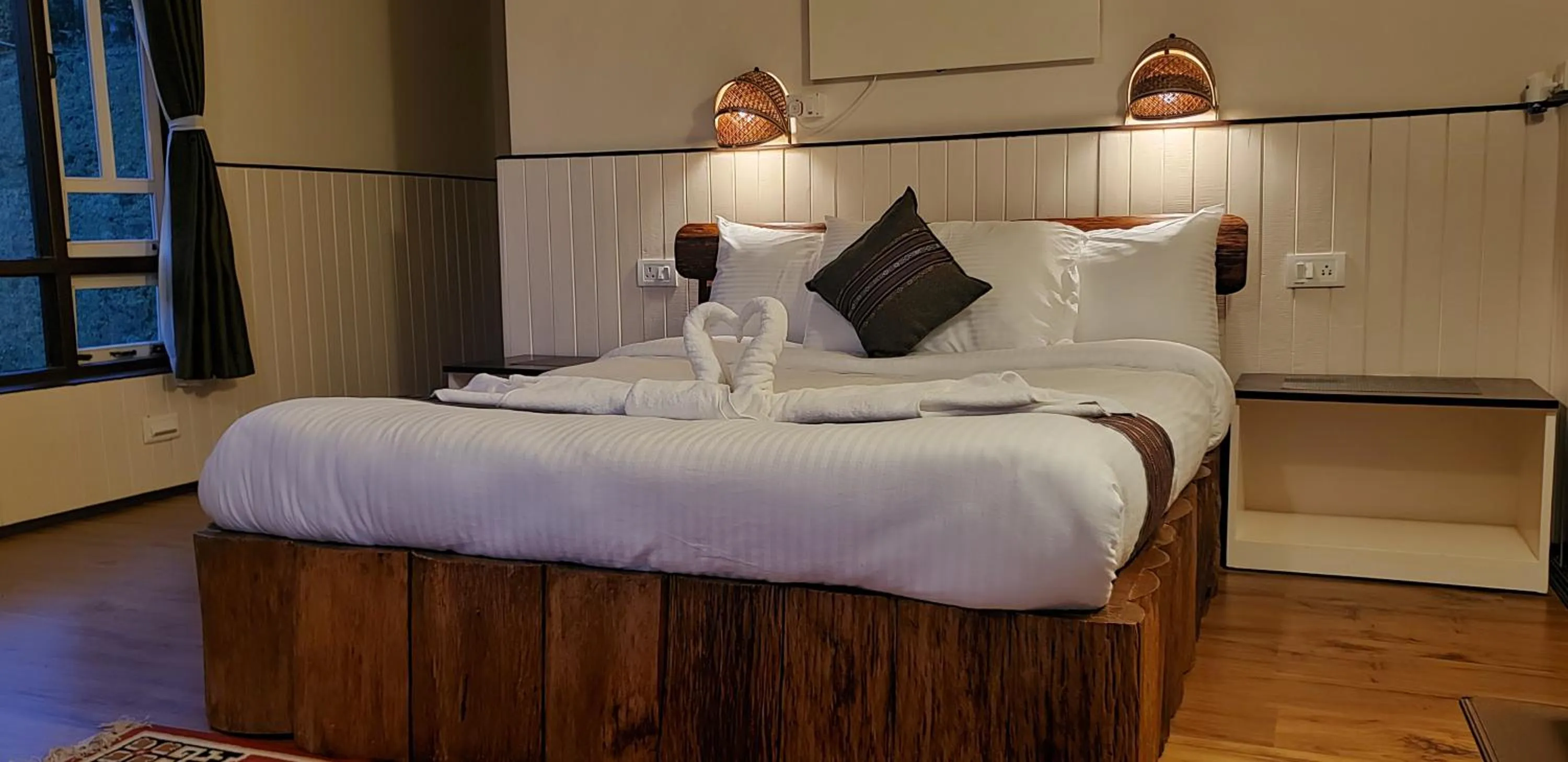 Bedroom, Bed in The Nettle and Fern Farmstay